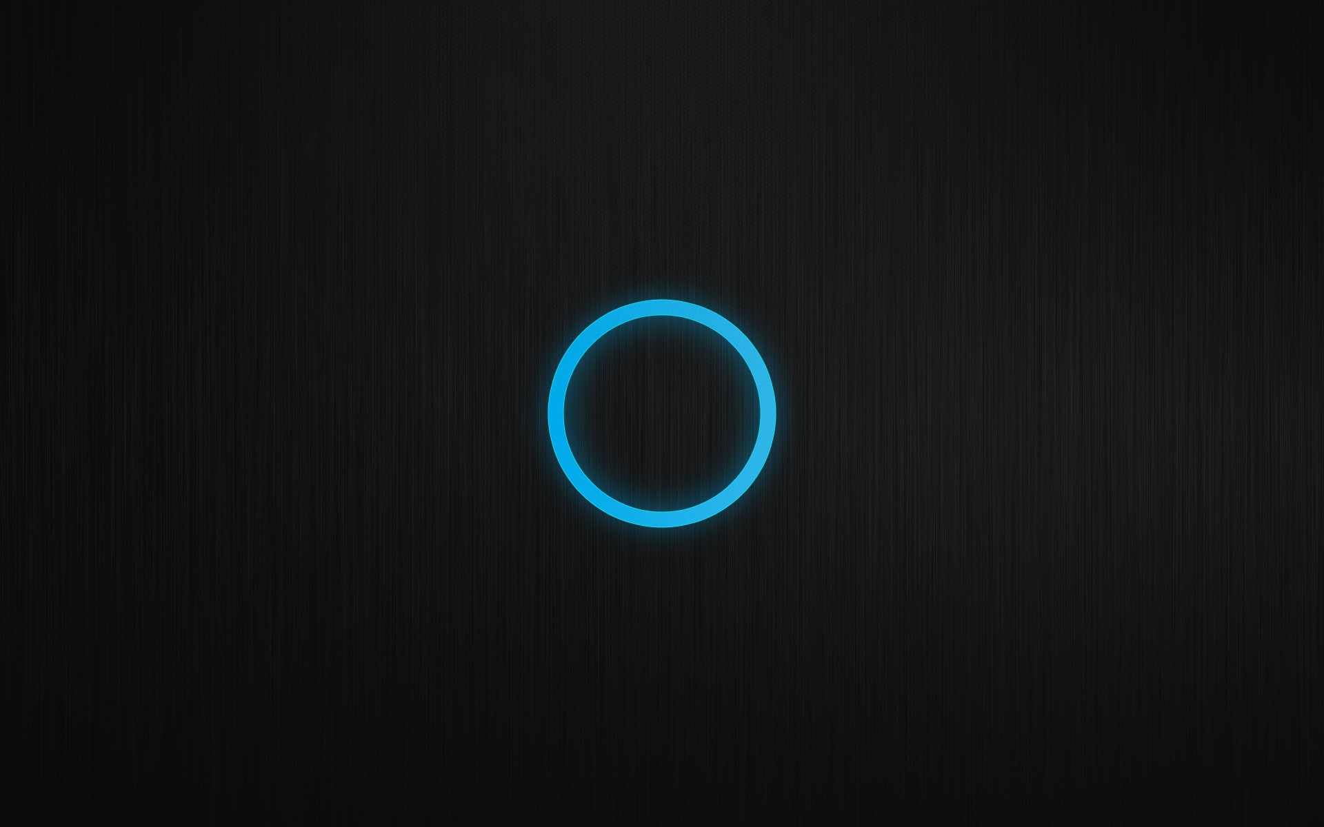 Cerchio blu, Metallo spazzolato, Minimalismo, 16:10 Full HD, sfondo widescreen
