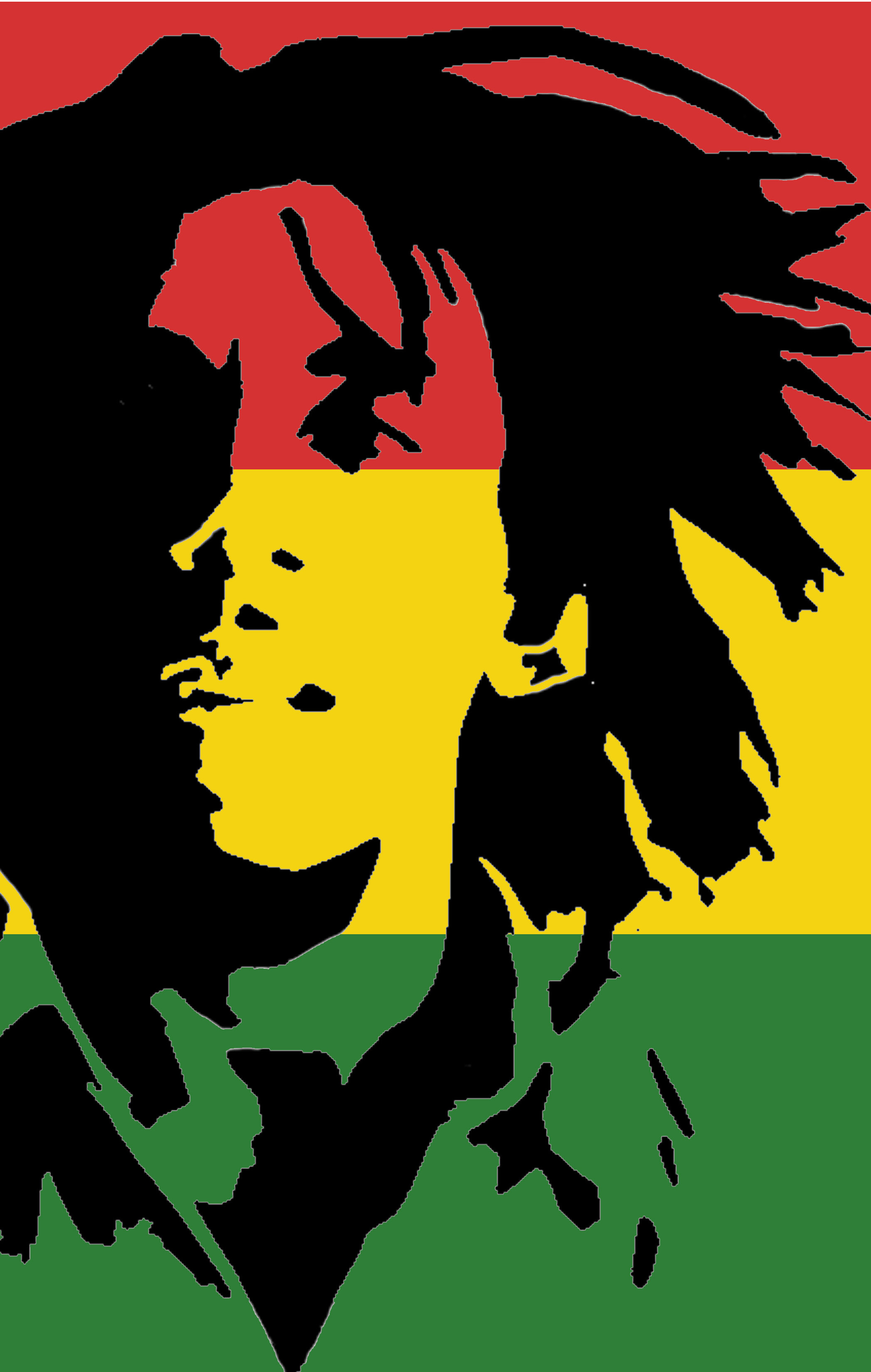 Bob Marley, Reggae, Rasta, Pop art, QHD+, sfondo iPhone 5