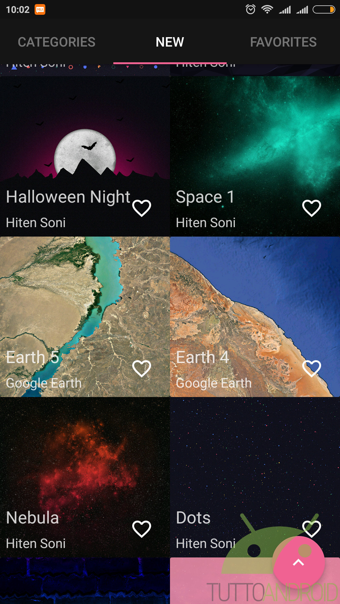 ... un nuovo wallpaper, tuttavia alcune funzioni sono attivabili solo sbloccando la versione Pro al prezzo di € 0,99 che elimina anche la pubblicità ., sfondo per cellulare