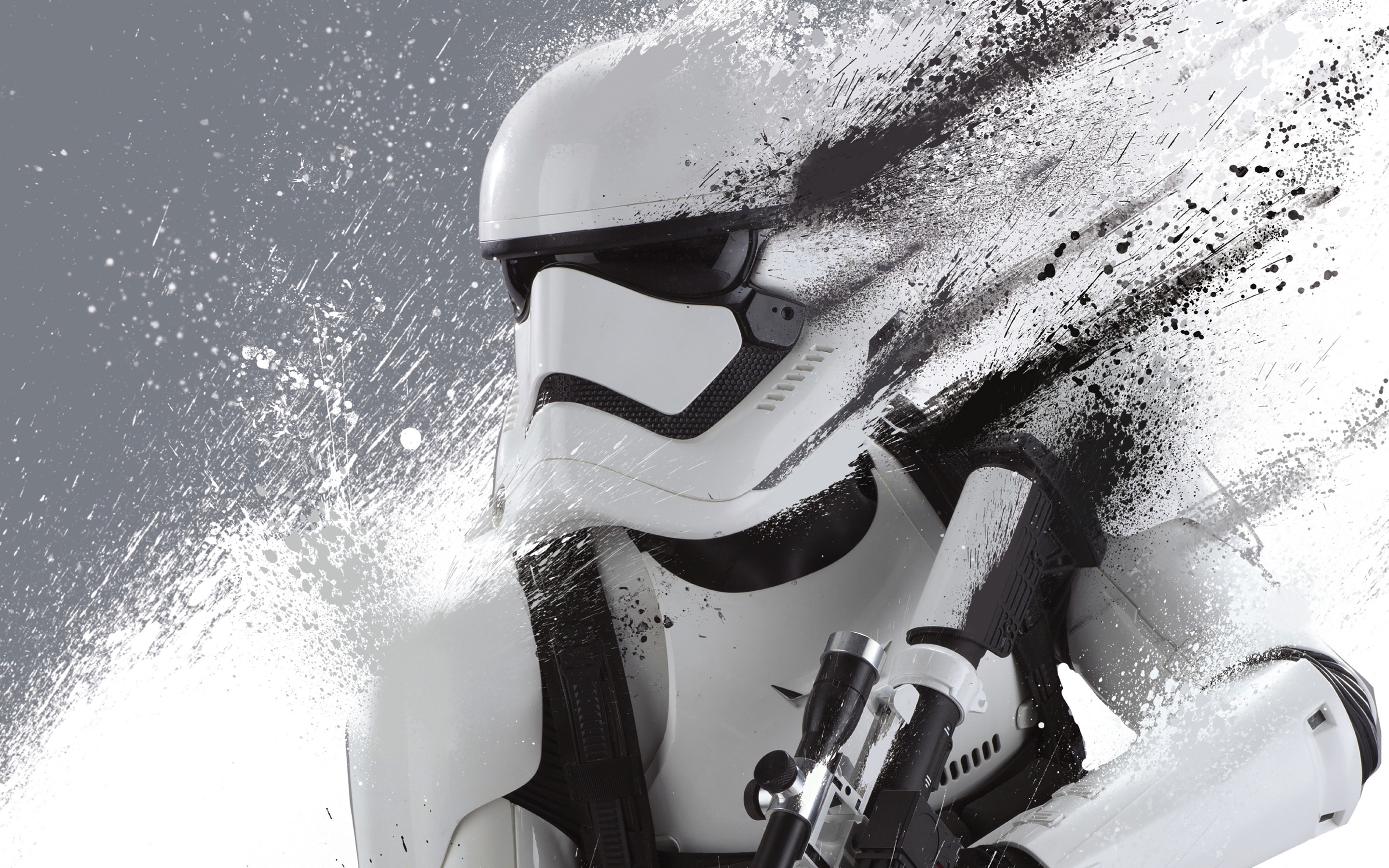 Stormtrooper del Primo Ordine, Star Wars, Effetto dispersione, 2880x1800, sfondo per PC