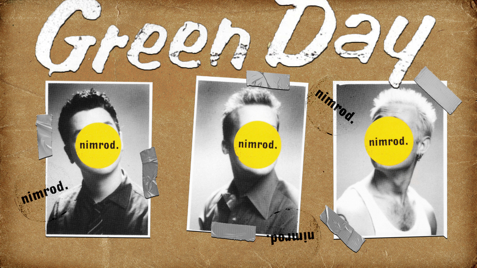 Green Day, Nimrod, Foto, Carta kraft, Full HD, sfondo per portatile