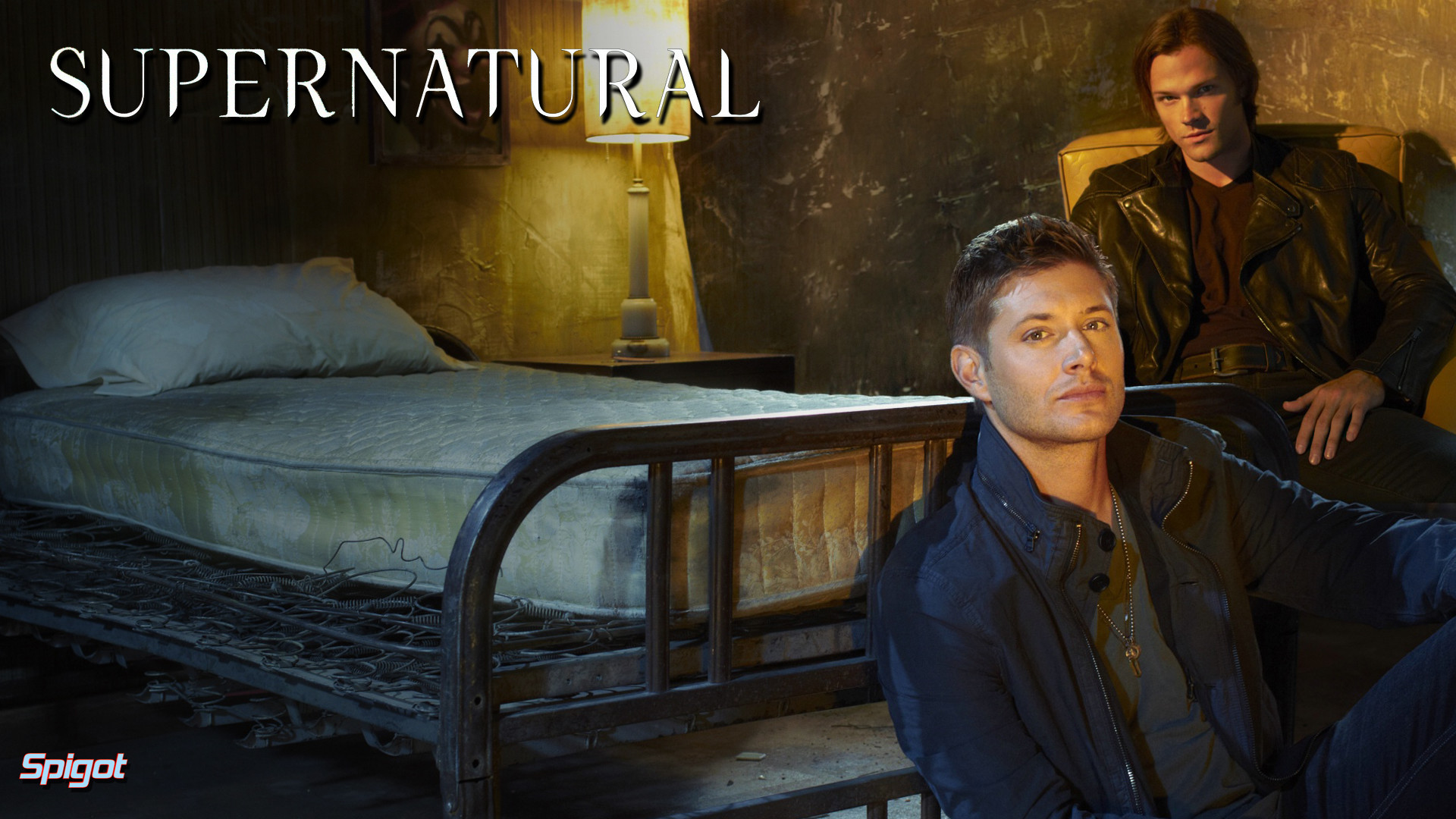 Supernatural, Dean Winchester, Sam Winchester, Motel, Full HD, wallpaper per PC
