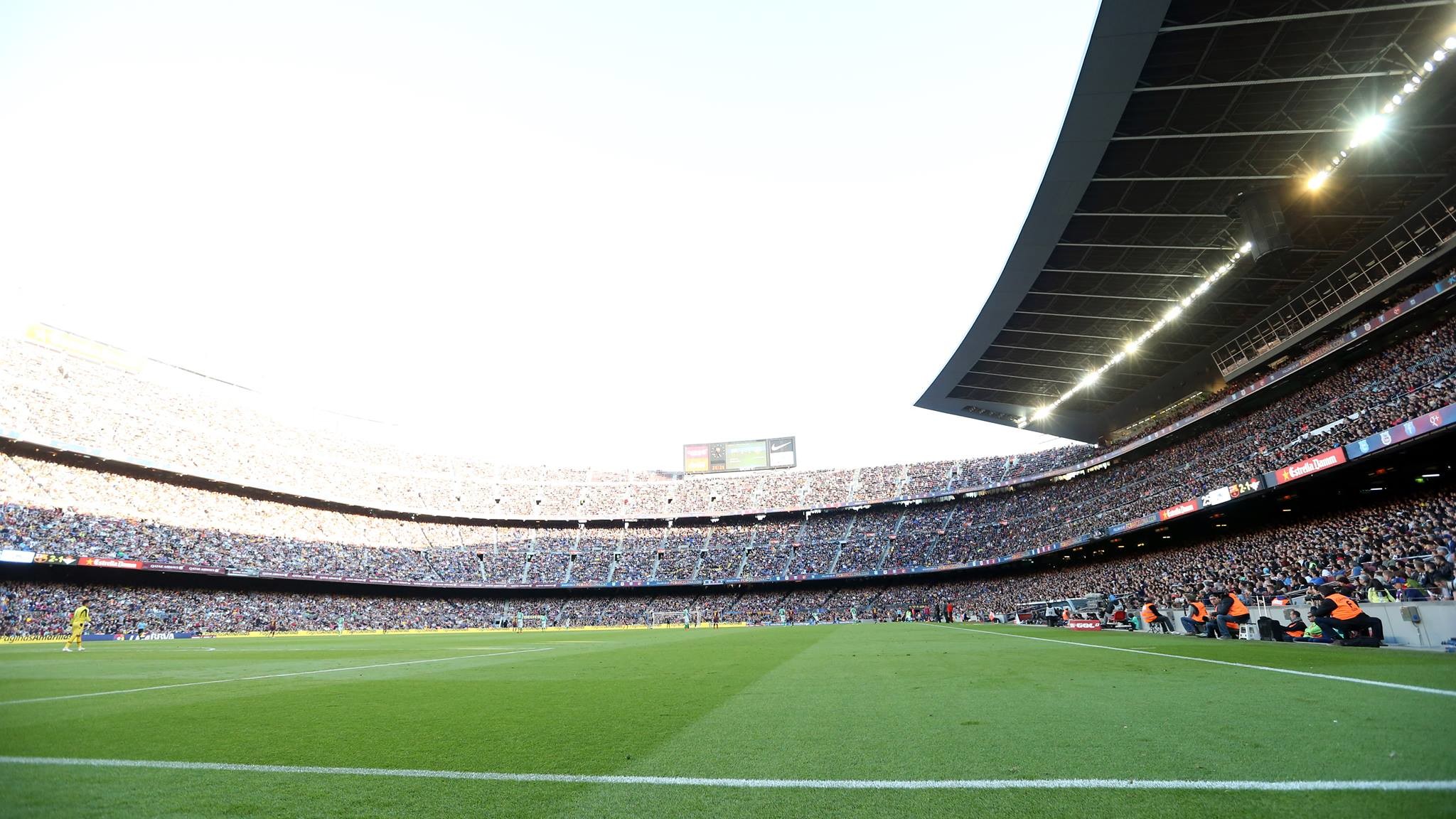 Camp Nou, Stadio di calcio, Tribune, 16:9 Full HD, sfondo widescreen