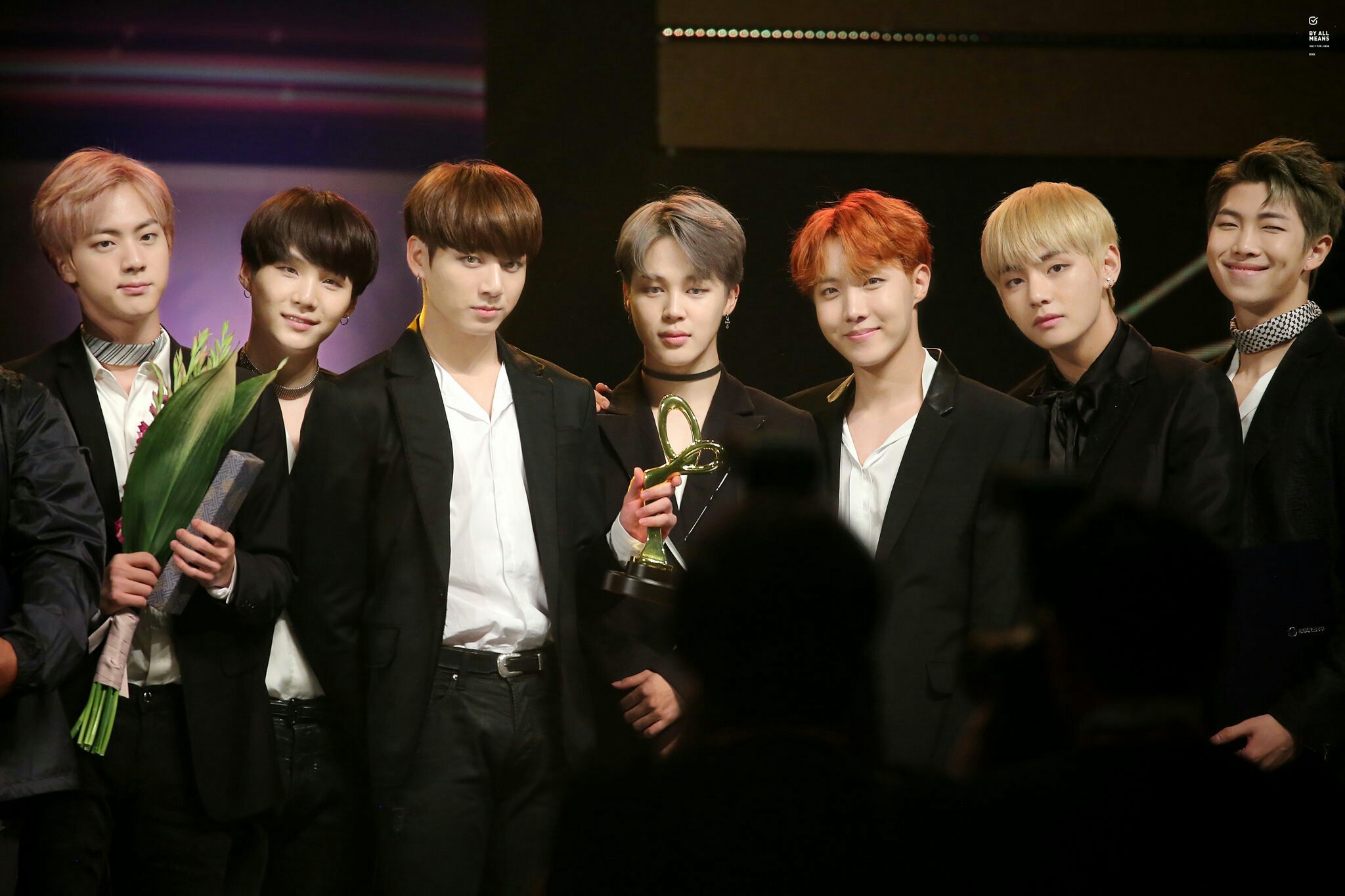 Jin, Jungkook, Jimin, J-Hope, V, RM, BTS, Premiazione, Full HD, wallpaper per computer