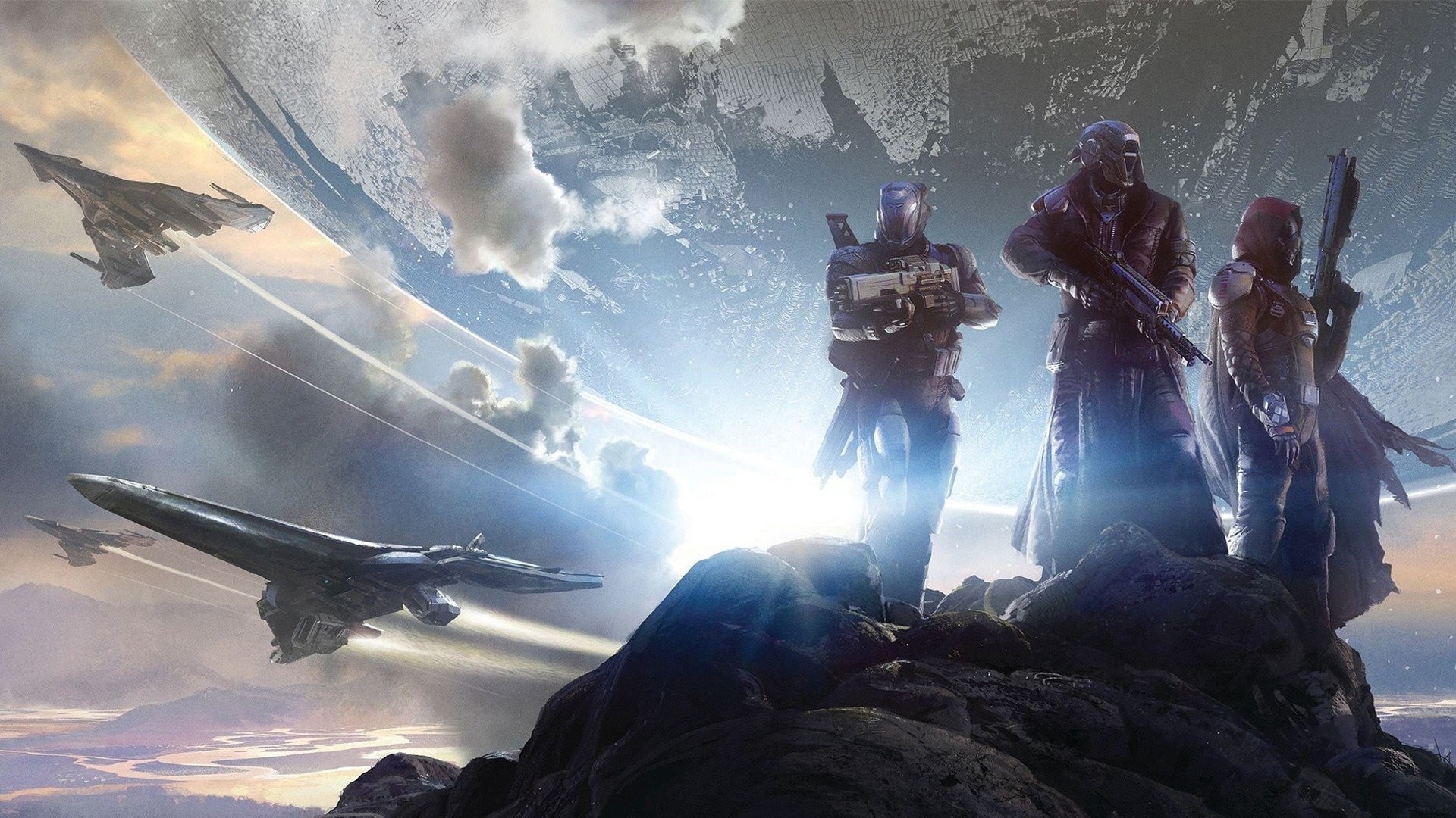 Destiny, Guardiani, Astronavi, Fantascienza, Full HD 1080p, sfondo desktop