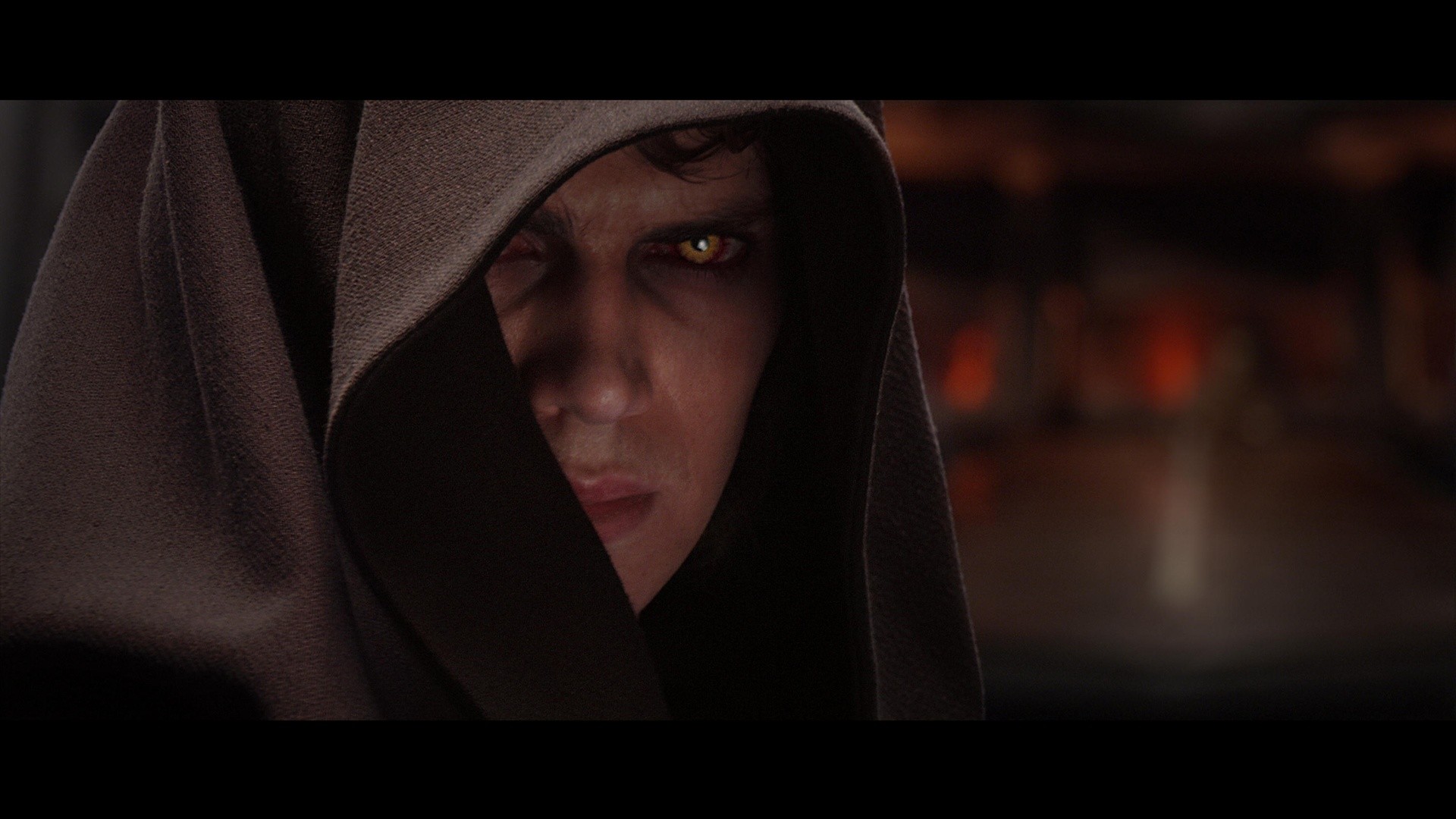 Anakin Skywalker, Hayden Christensen, La vendetta dei Sith, Cappuccio, Occhi Sith, sfondo Full HD
