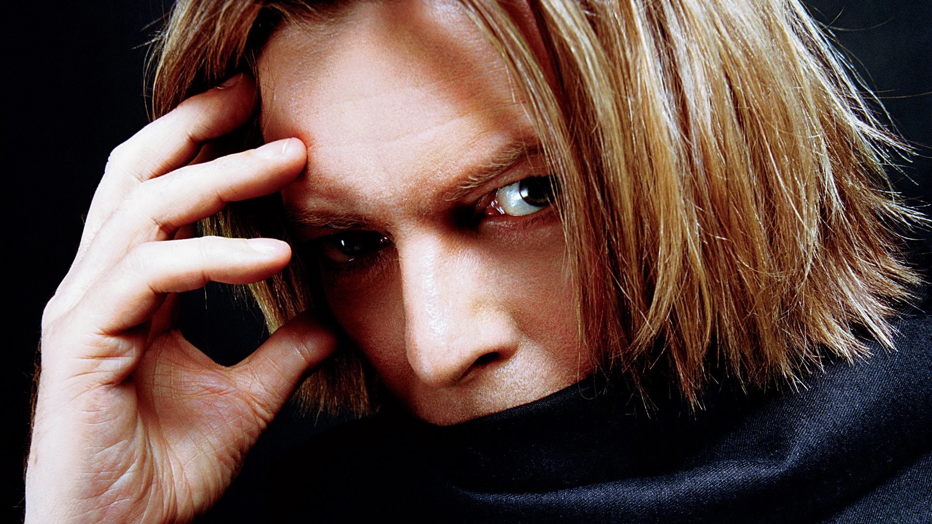 David Bowie, Ritratto, Primo piano, Capelli biondi, 1920x1080, immagine di sfondo