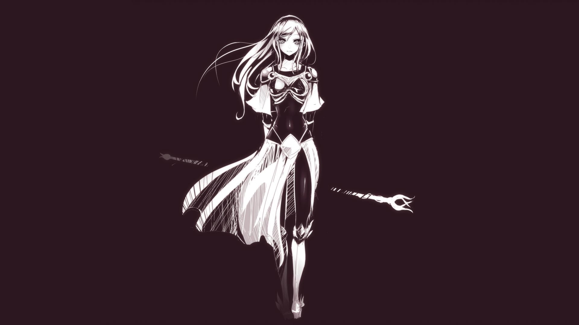 Lux, League of Legends, Bianco e nero, Minimalista, Full HD, wallpaper per portatile