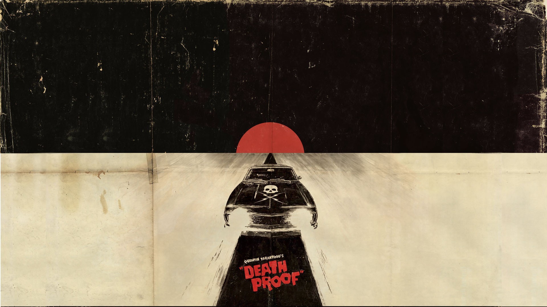 A prova di morte, Death Proof, Teschio, Poster vintage, Full HD, sfondo per PC e portatile