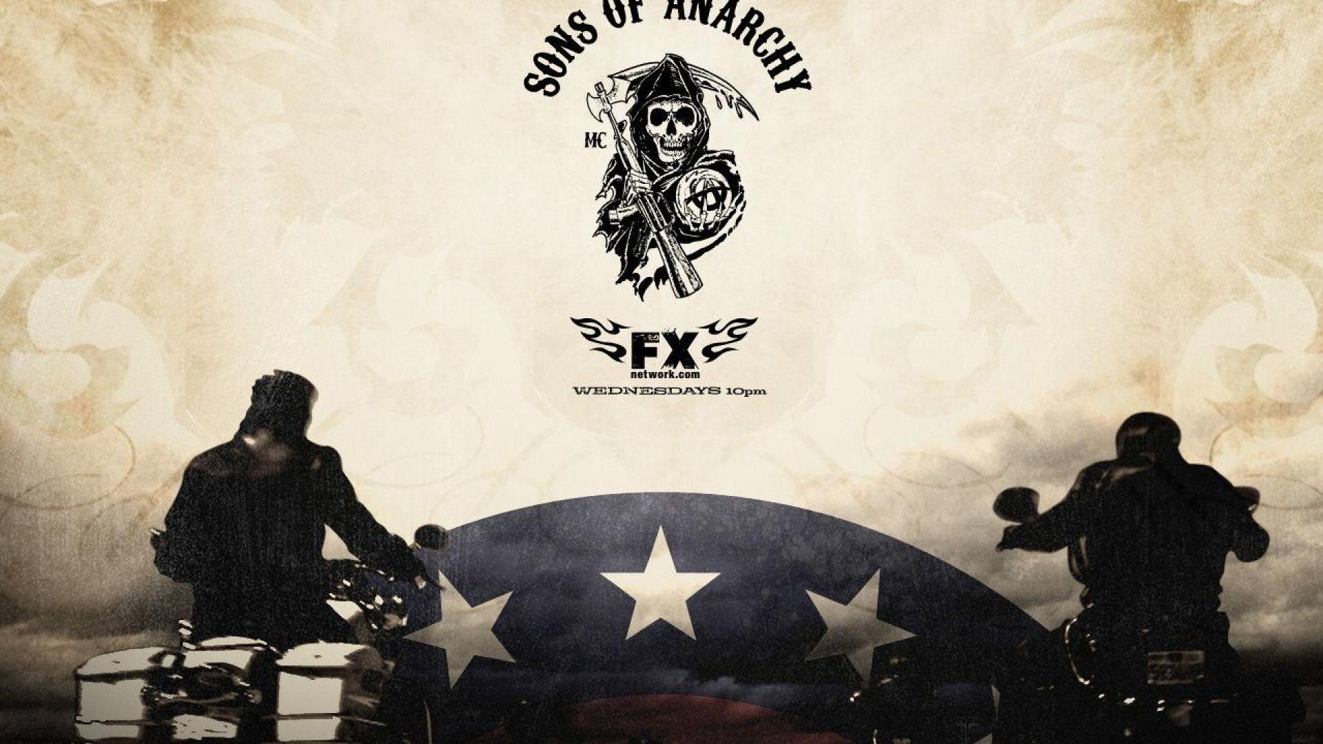 Sons of Anarchy, FX, Logo Reaper, Motociclisti, Poster, Full HD, wallpaper per computer