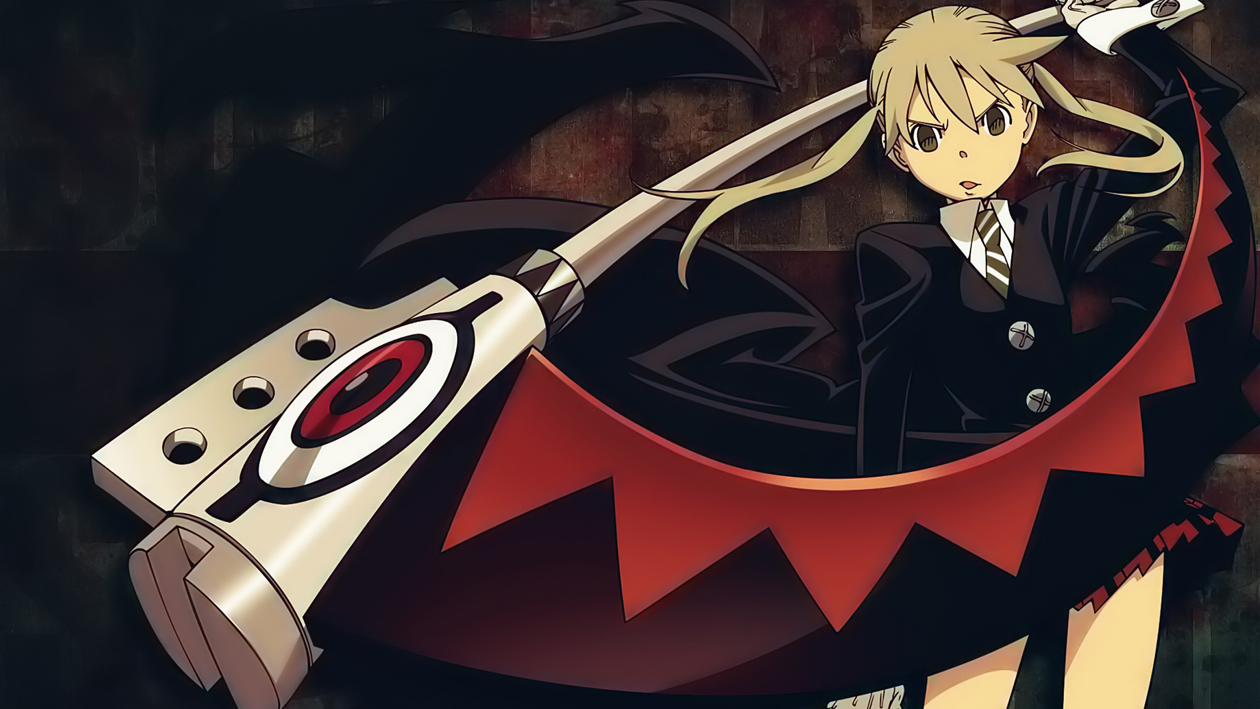 Maka Albarn, Soul Eater, Falce, Anime, 2K, sfondo per PC