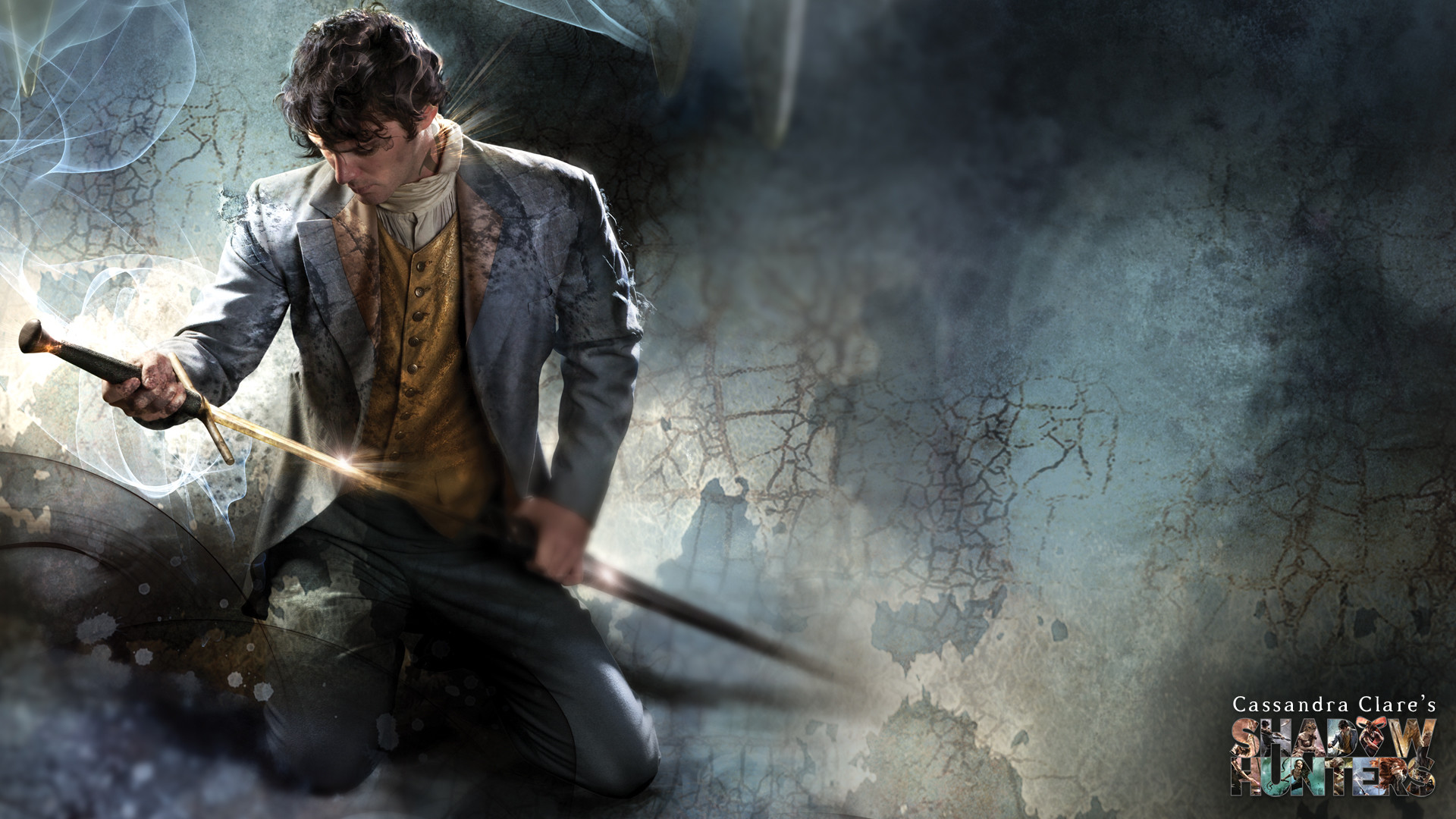 Shadowhunters, Spada, Arte digitale, Full HD, sfondo per PC