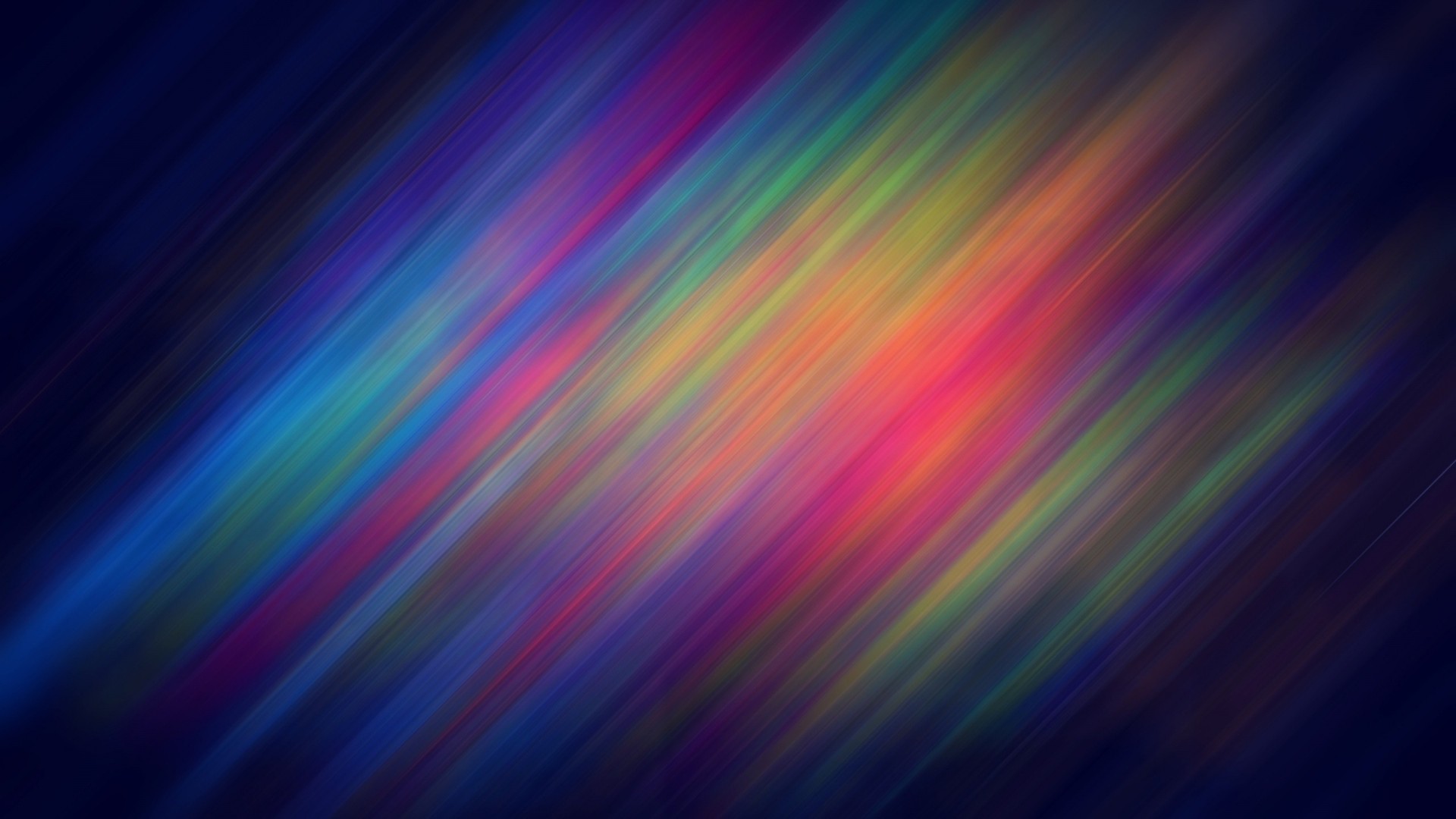 Linee sfocate, Colori arcobaleno, Arte astratta, 1920x1080, sfondo per PC