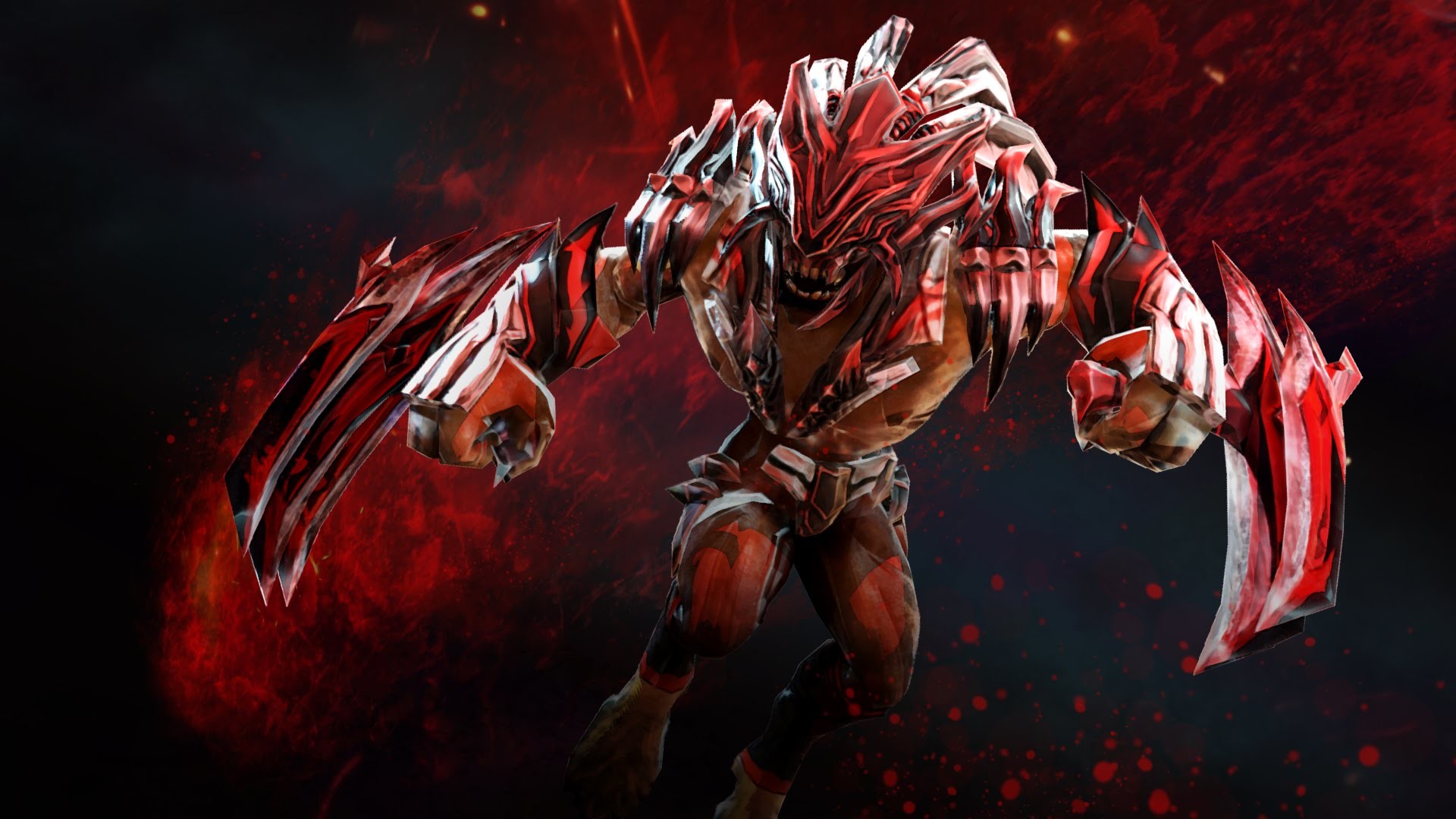 Bloodseeker, Dota 2, Lame, Rosso, Full HD, sfondo per portatile