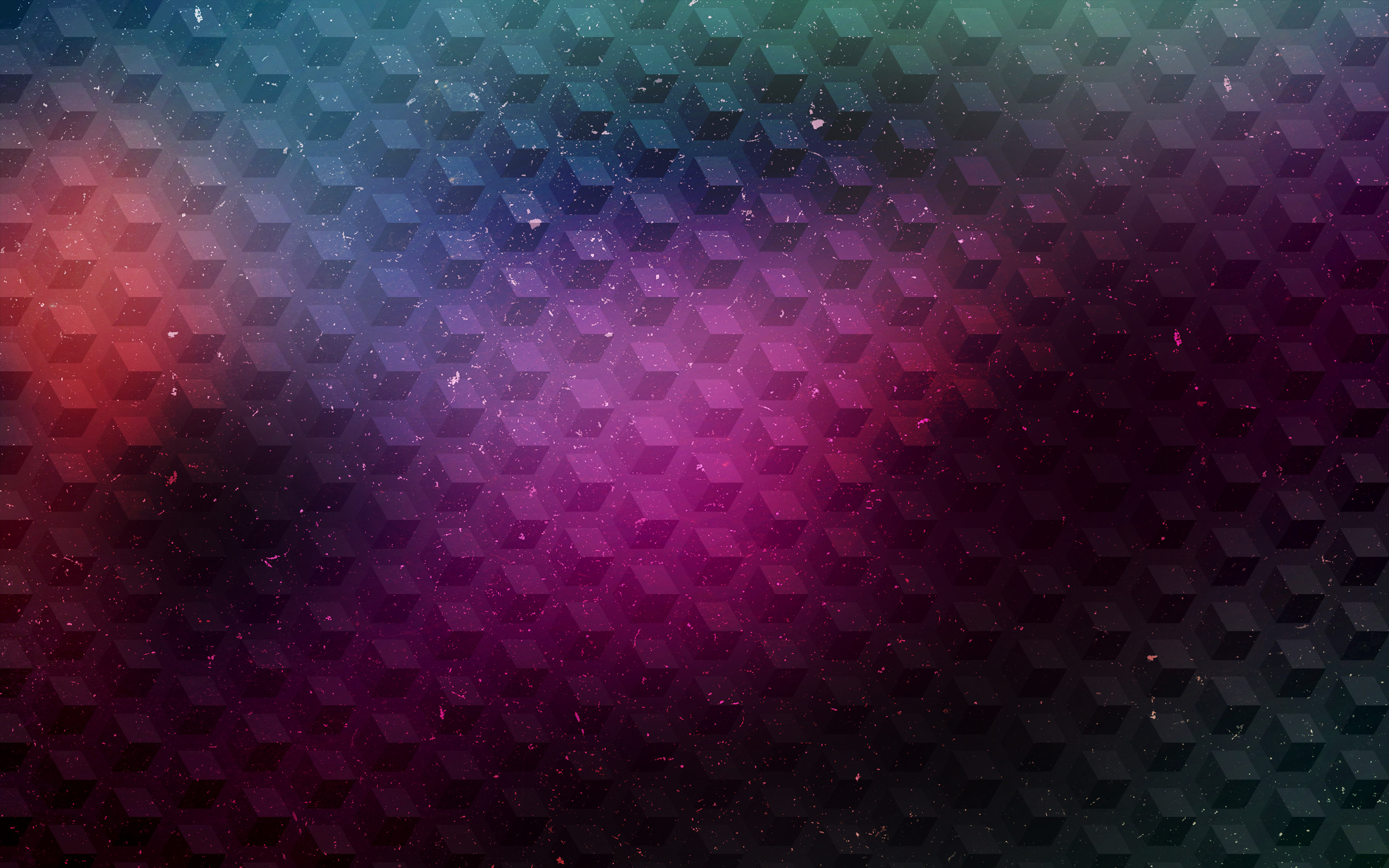 Esagoni, Rilievo, Magenta, Sfondo scuro, 2K, wallpaper per PC