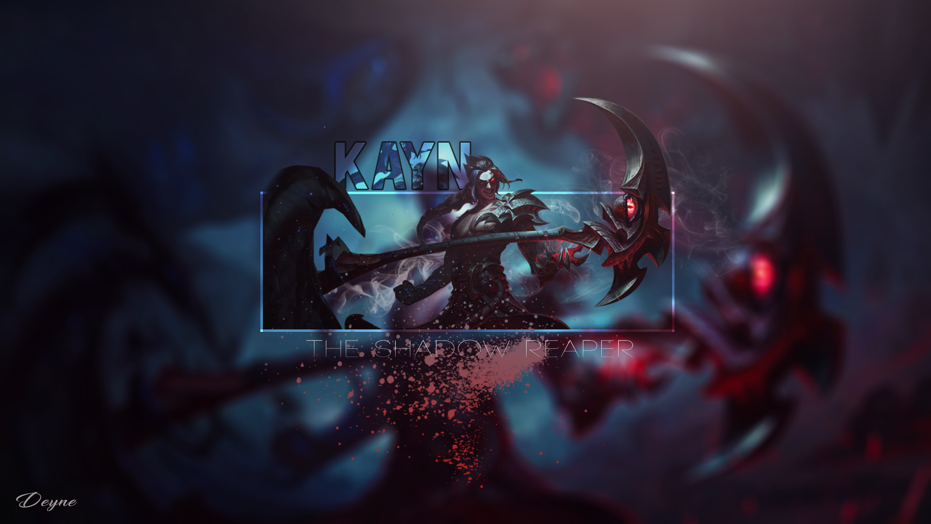 Kayn, League of Legends, Falce, Rosso, Full HD 1080p, sfondo desktop