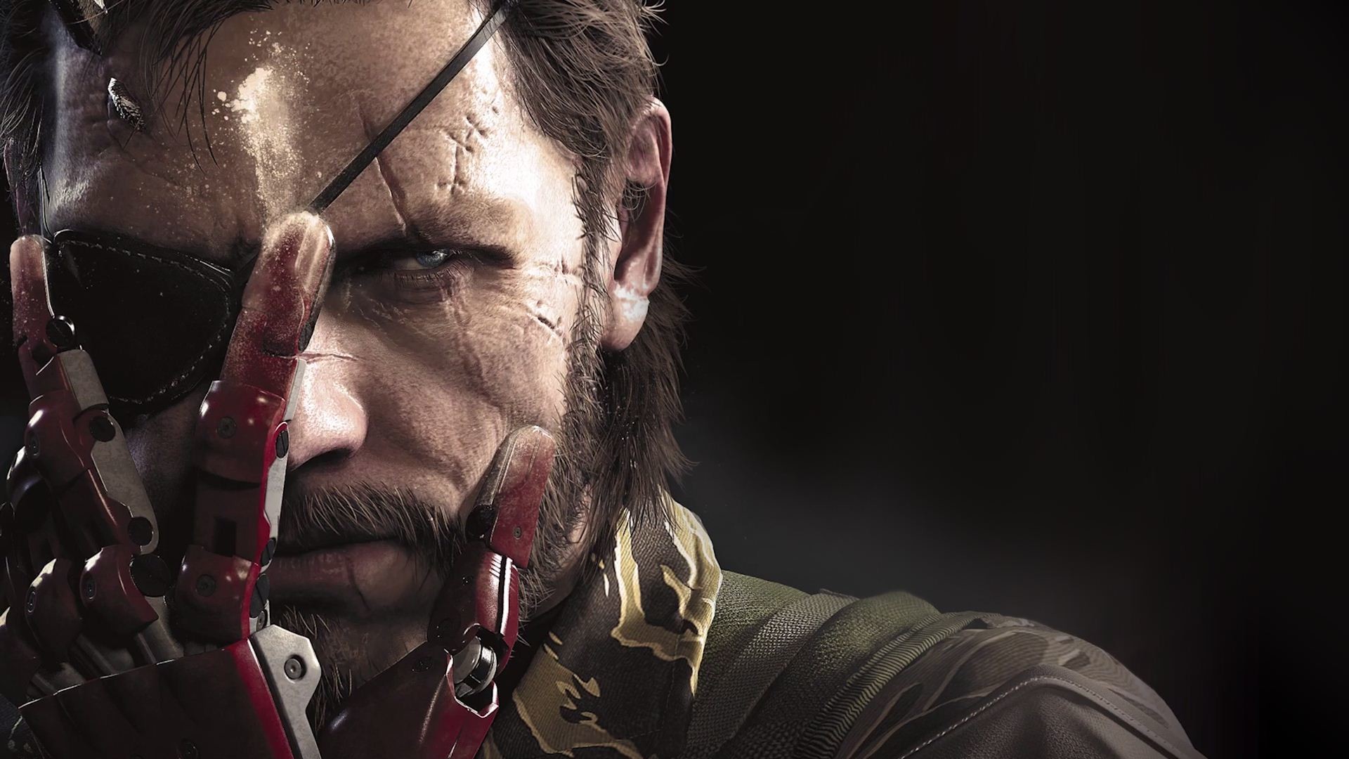 Venom Snake, Metal Gear Solid V: The Phantom Pain, Benda sull'occhio, Braccio bionico, sfondo Full HD