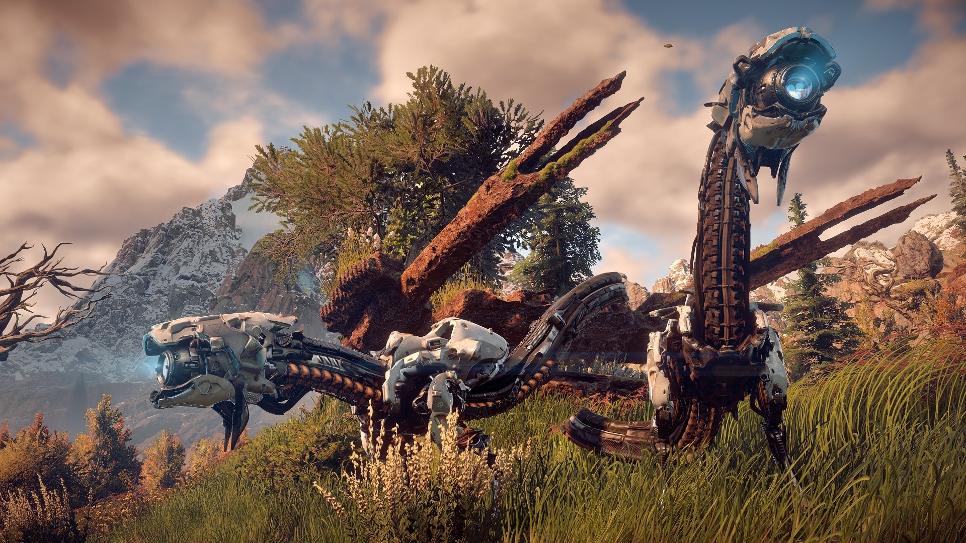 Horizon Zero Dawn, Tallneck, Macchine, Prato, Full HD 1080p, sfondo desktop