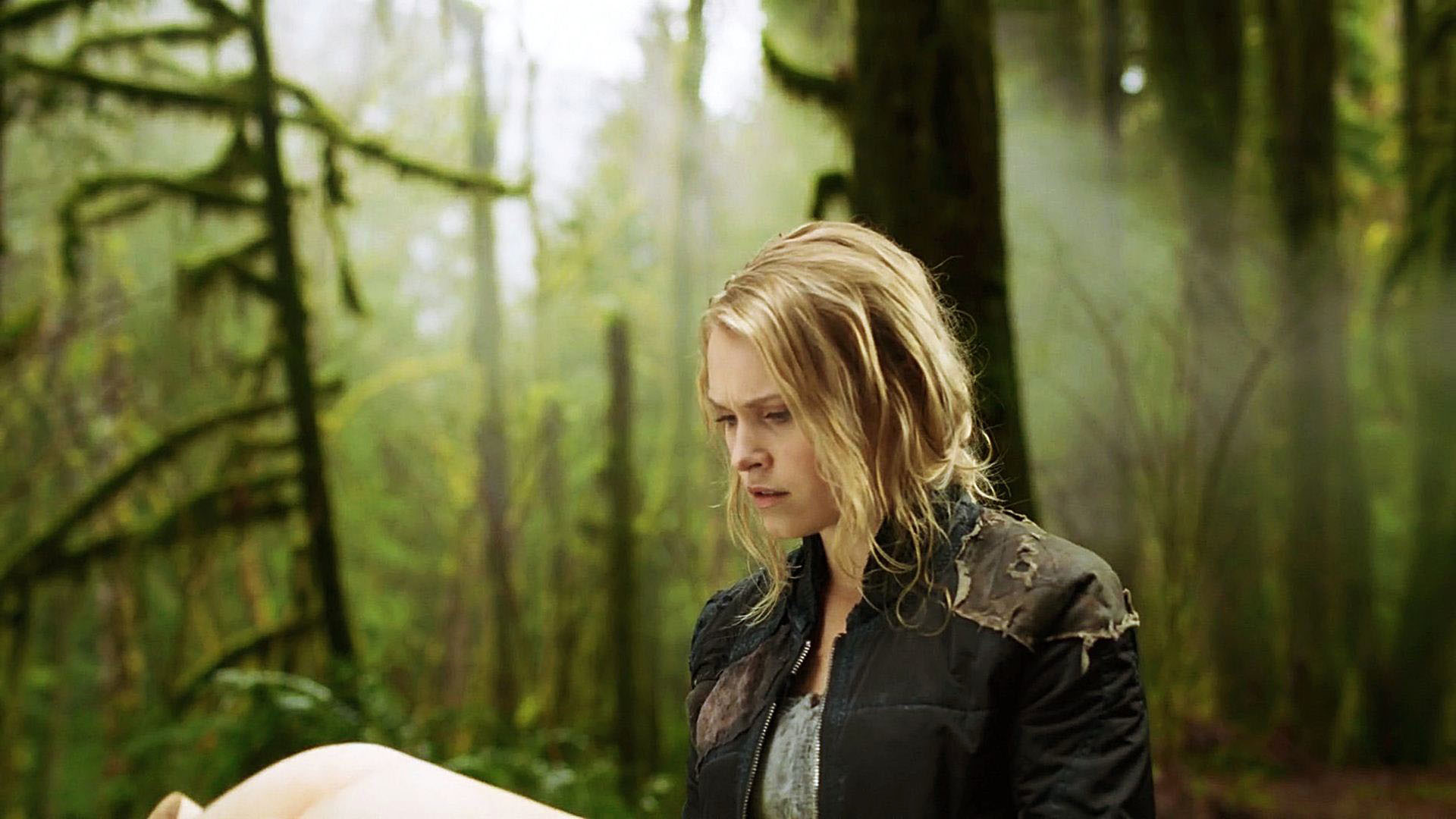 Eliza Taylor, Clarke Griffin, The 100, Foresta, Full HD, sfondo per PC e portatile