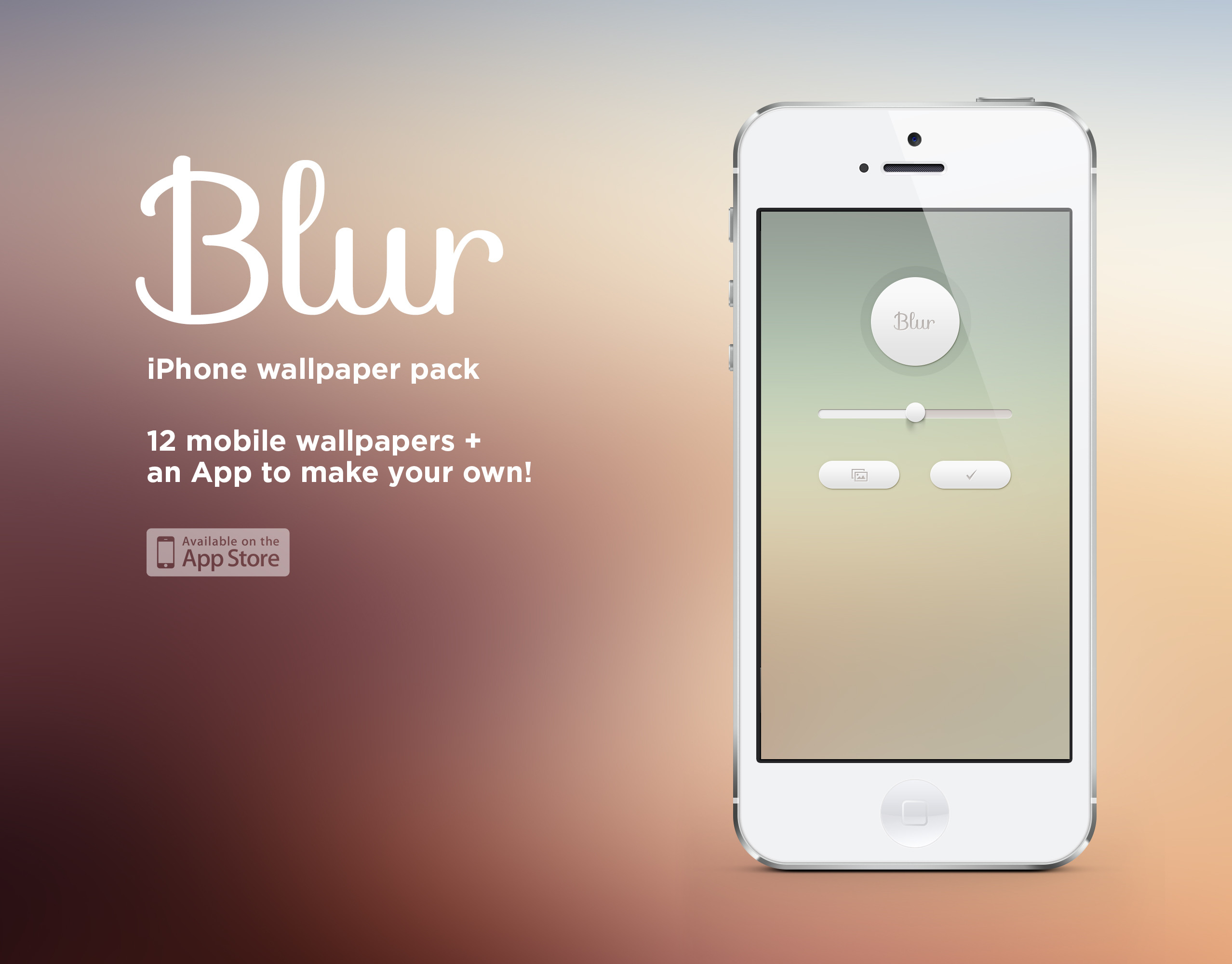 Blur, iPhone 5, Gradiente, Pacchetto sfondi, Full HD, sfondo per PC