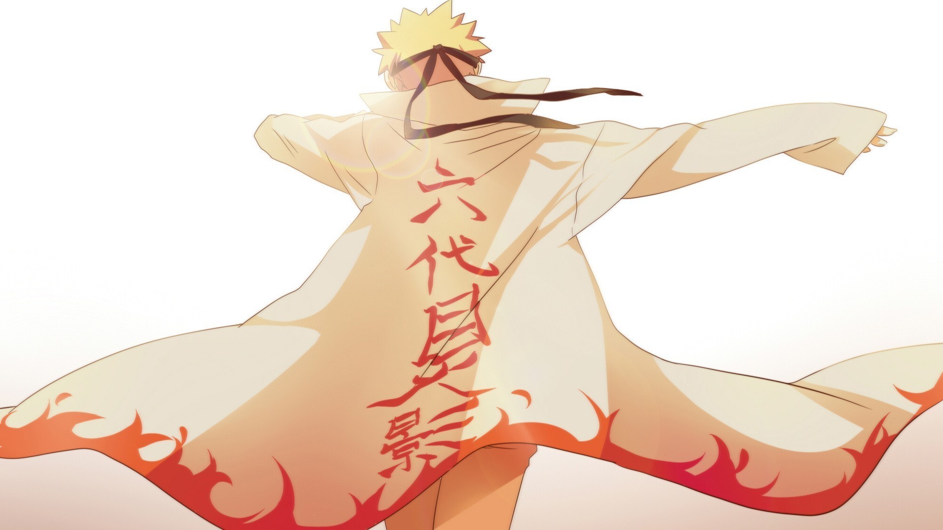 Naruto Uzumaki, Settimo Hokage, Mantello Hokage, Naruto, Full HD, sfondo per portatile