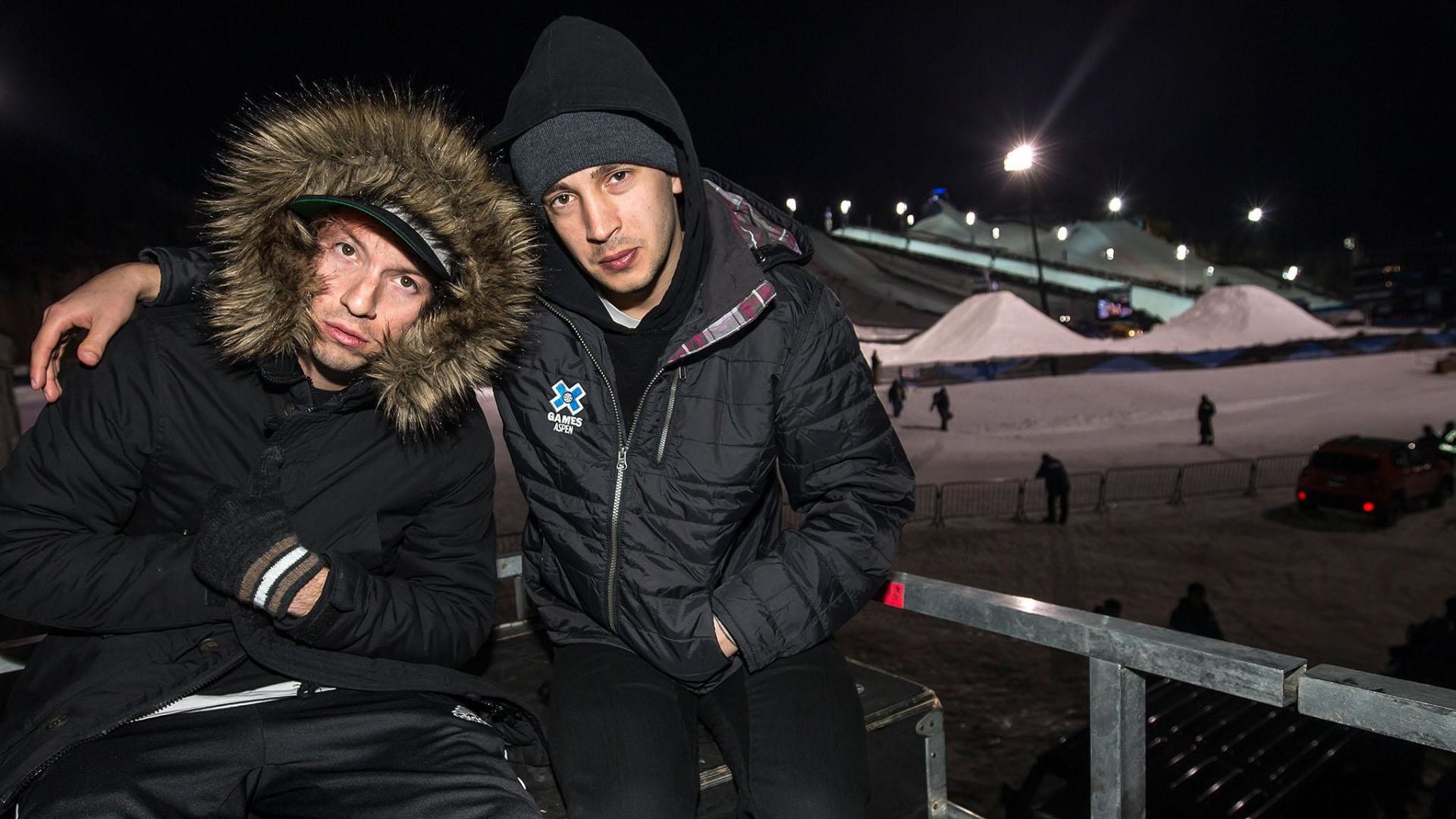 Josh Dun, Tyler Joseph, Twenty One Pilots, Notte, Neve, Full HD, sfondo per portatile