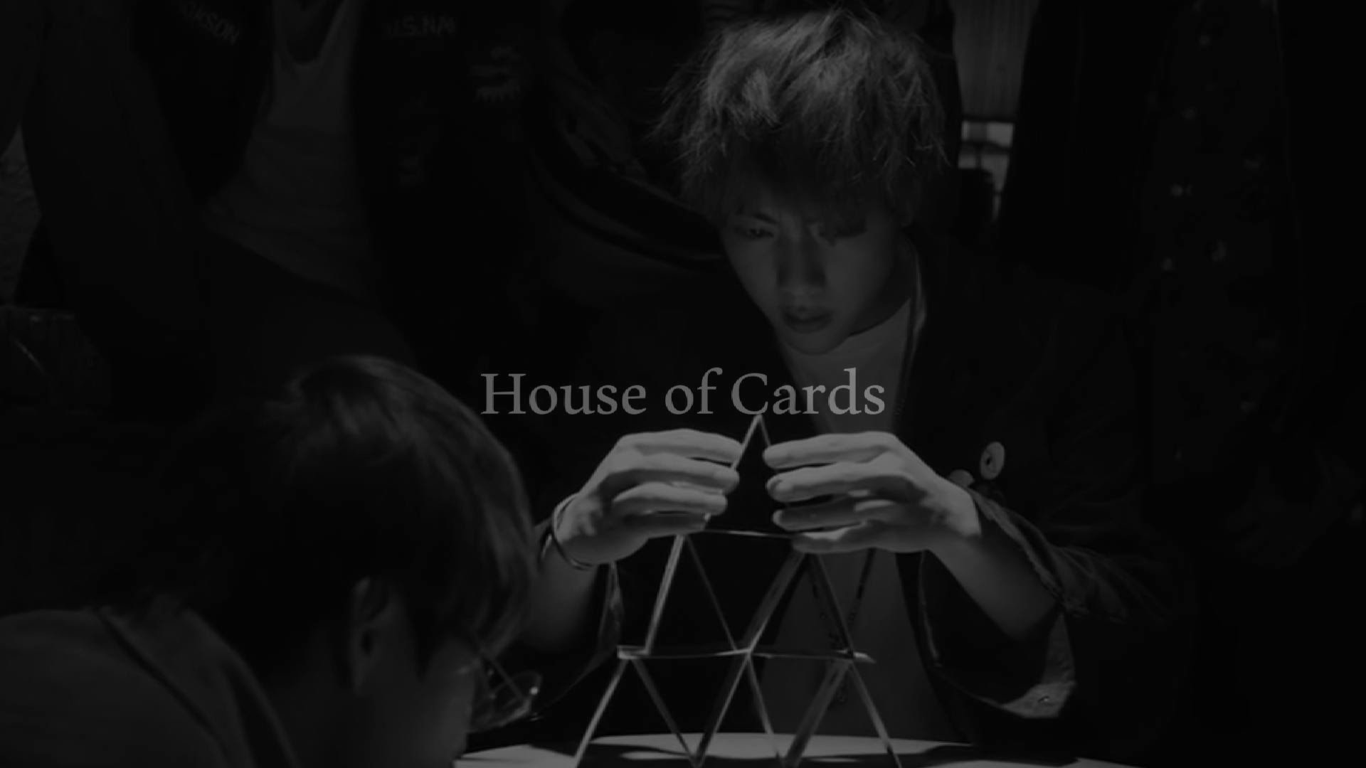 House of Cards, Castello di carte, Bambini, Bianco e nero, 1920x1080, immagine di sfondo