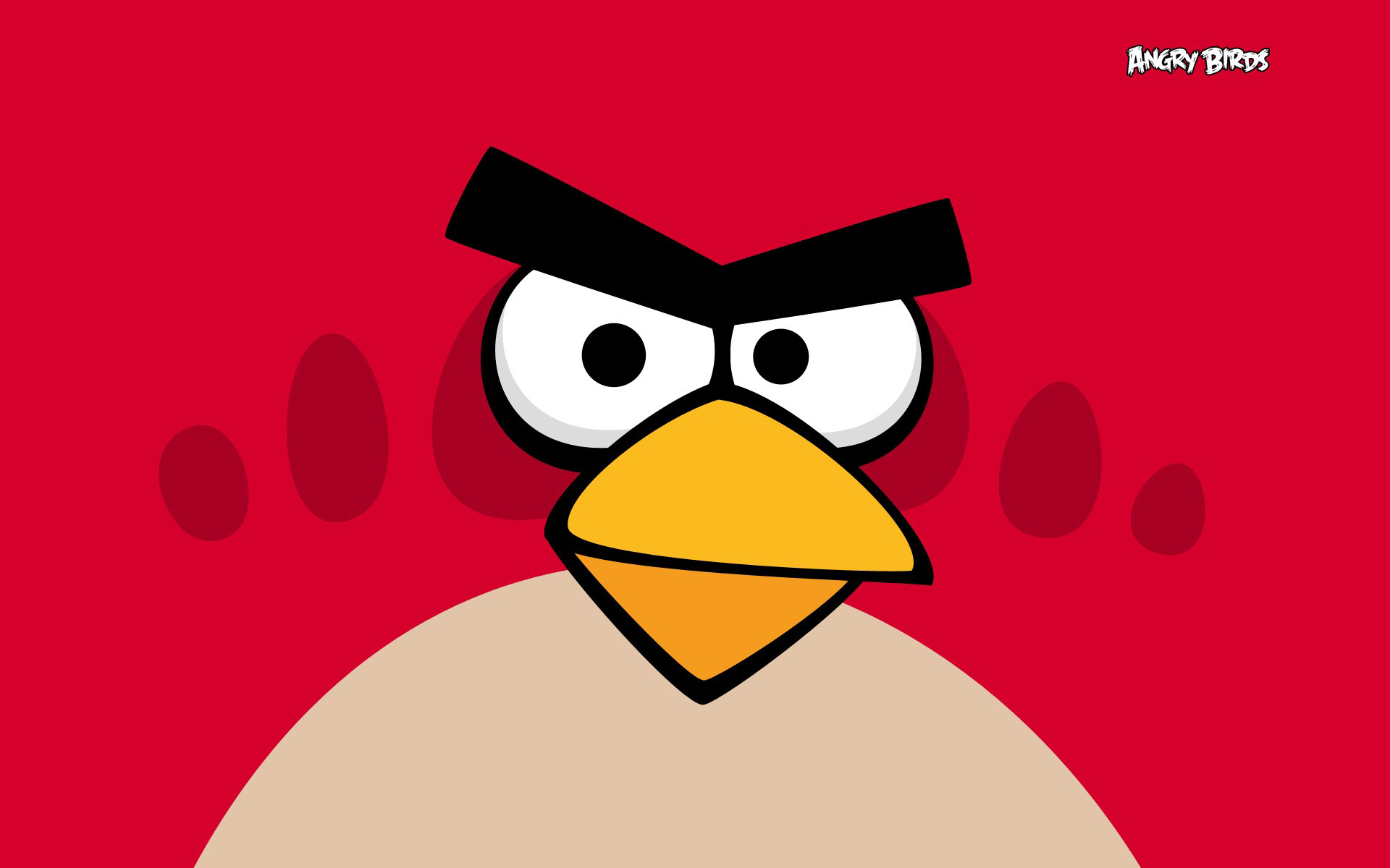 Red, Angry Birds, Sfondo rosso, Primo piano, 1920x1200, wallpaper desktop
