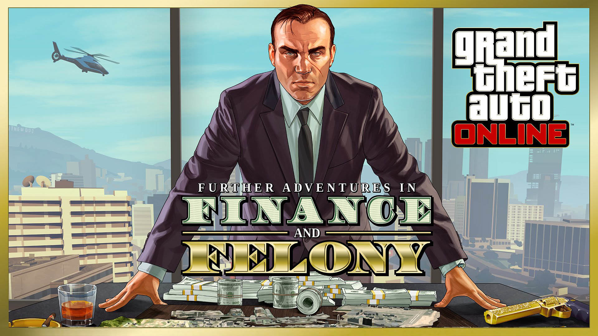 GTA Online, Further Adventures in Finance and Felony, Grand Theft Auto V, Uomo d'affari, Soldi, sfondo Full HD