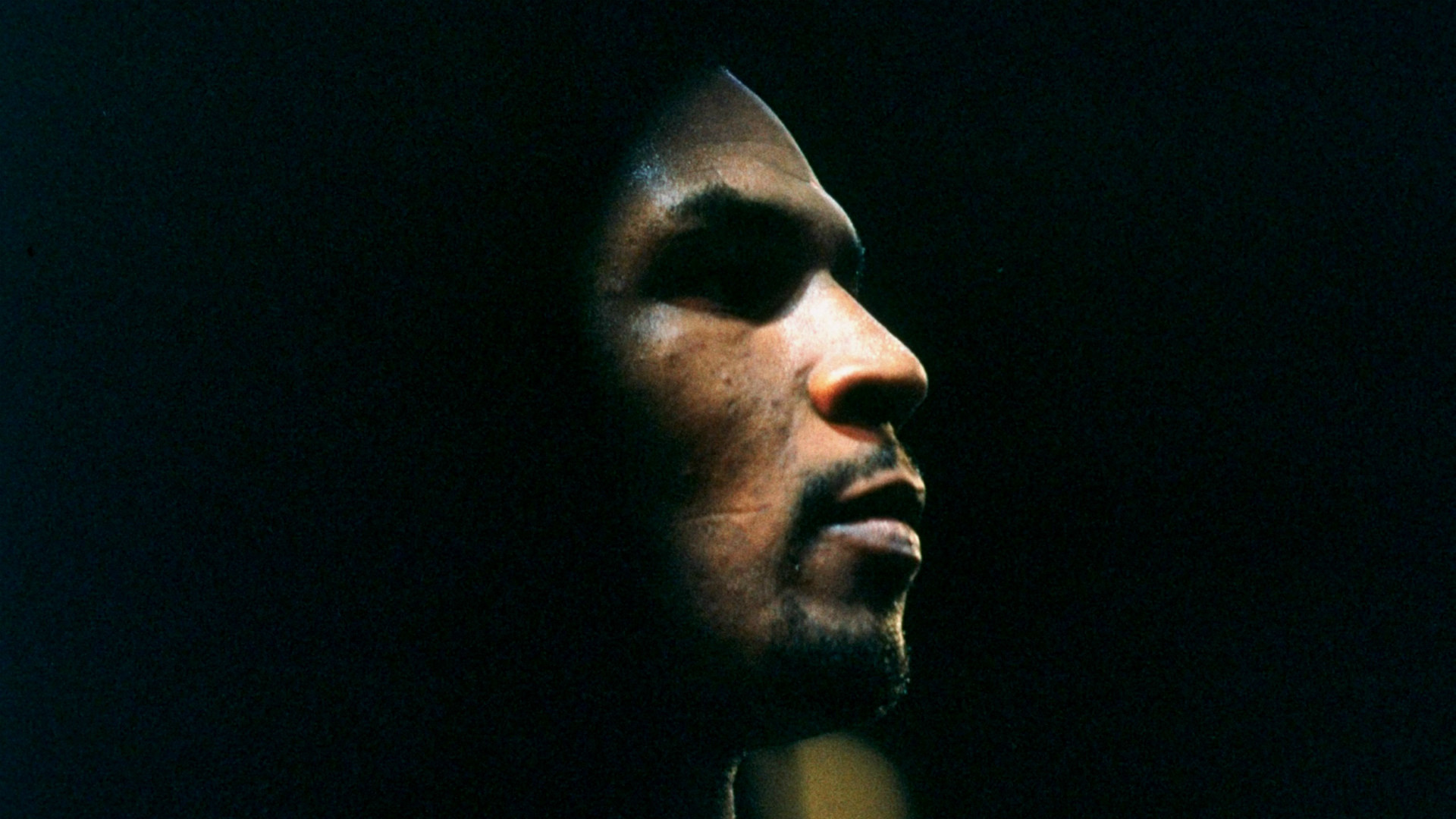 Mike Tyson, Profilo, Ombra, Sfondo scuro, Ritratto, 16:9 Full HD, wallpaper widescreen