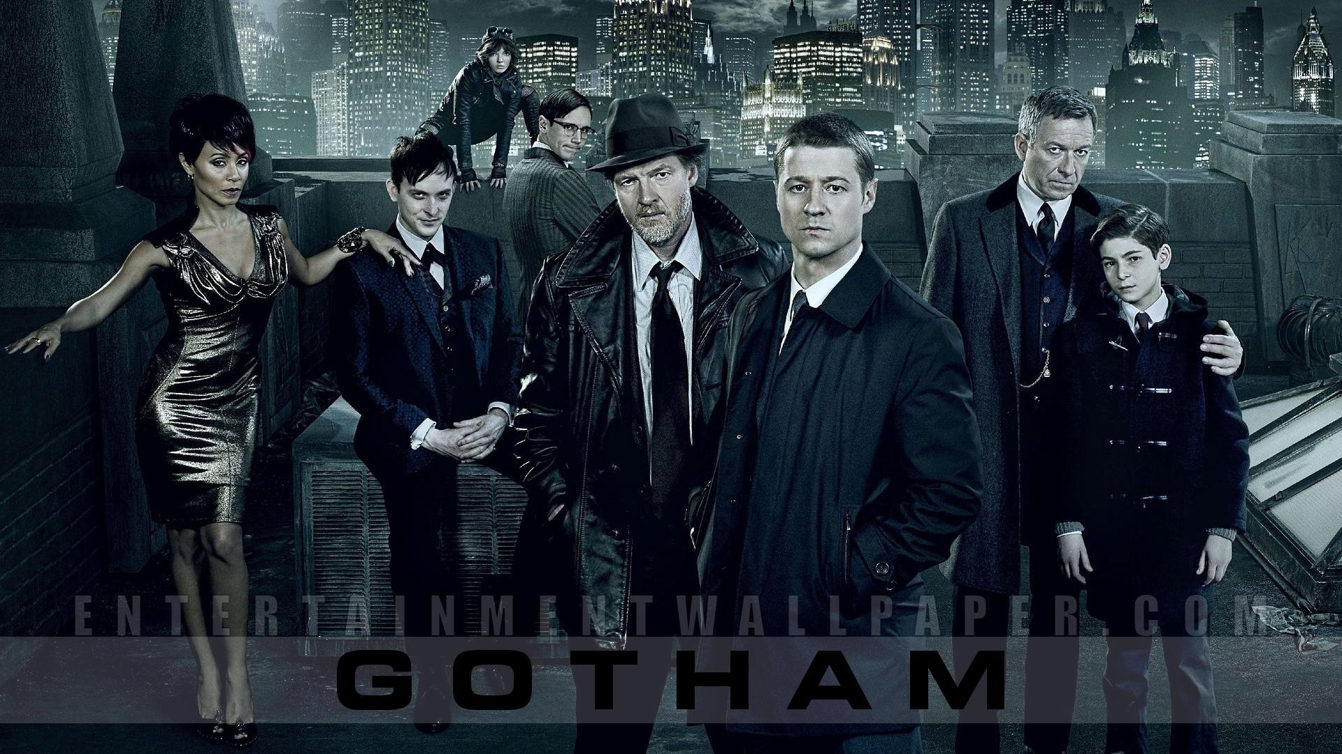 Gotham, Ben McKenzie, James Gordon, Cast, Poster, Full HD, sfondo per PC e portatile