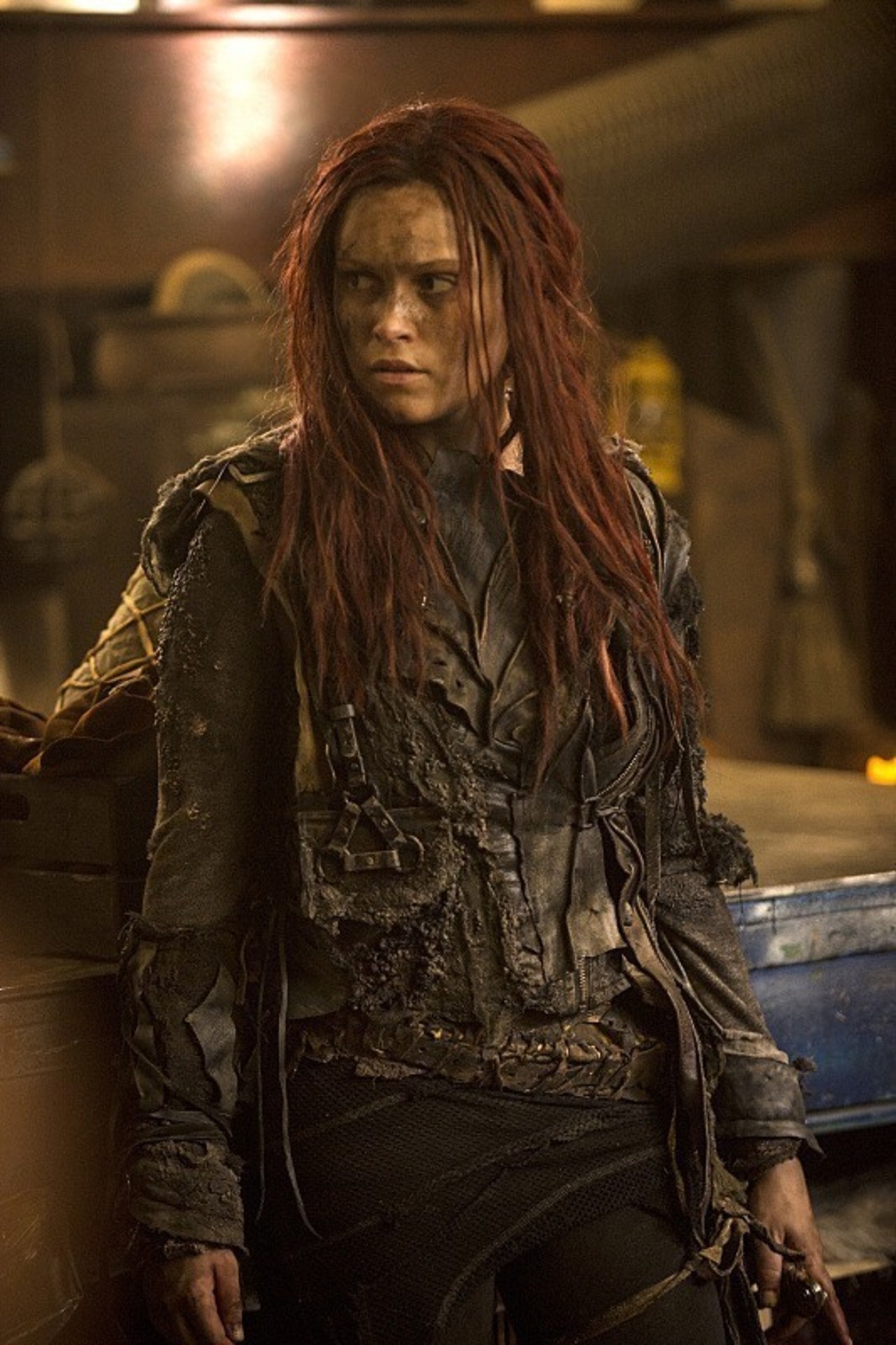 The 100, Octavia Blake, Marie Avgeropoulos, Pittura di guerra, Full HD, sfondo per smartphone