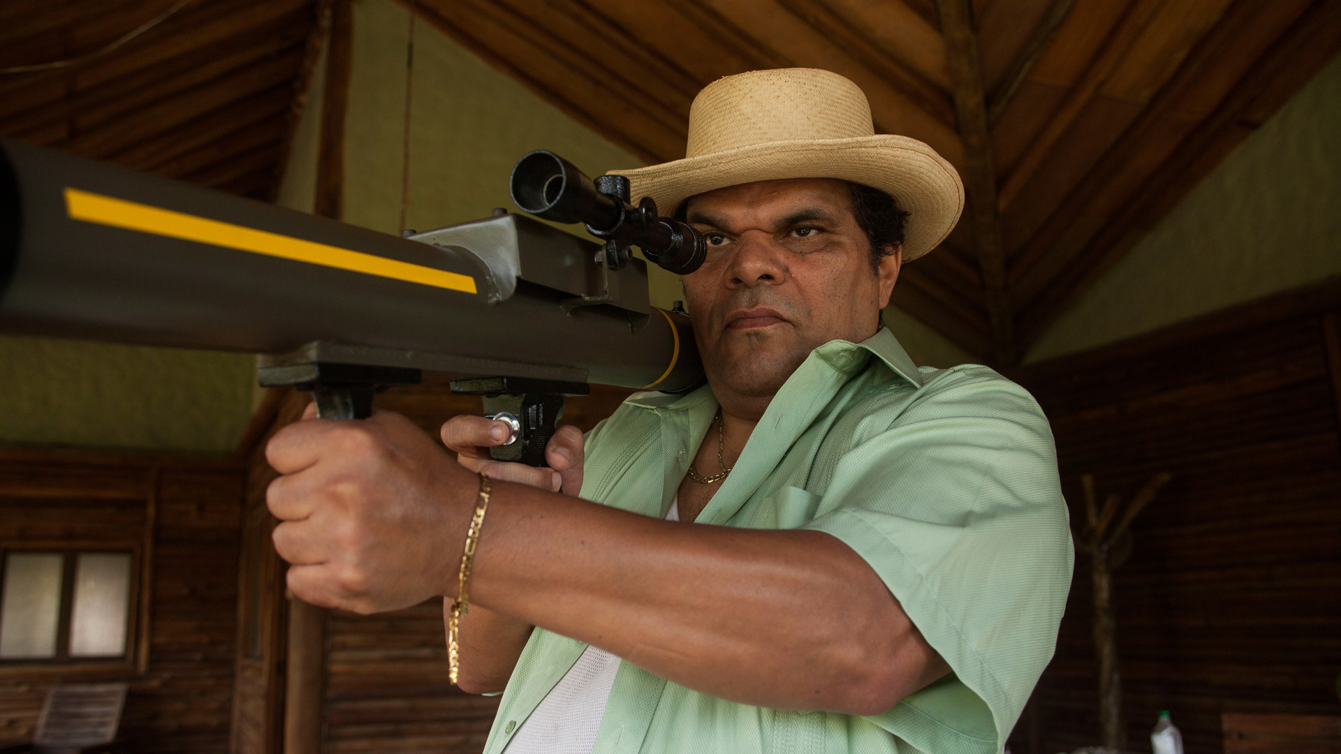 Gonzalo Rodríguez Gacha, Luis Guzmán, Narcos, Lanciarazzi, Cappello di paglia, sfondo Full HD