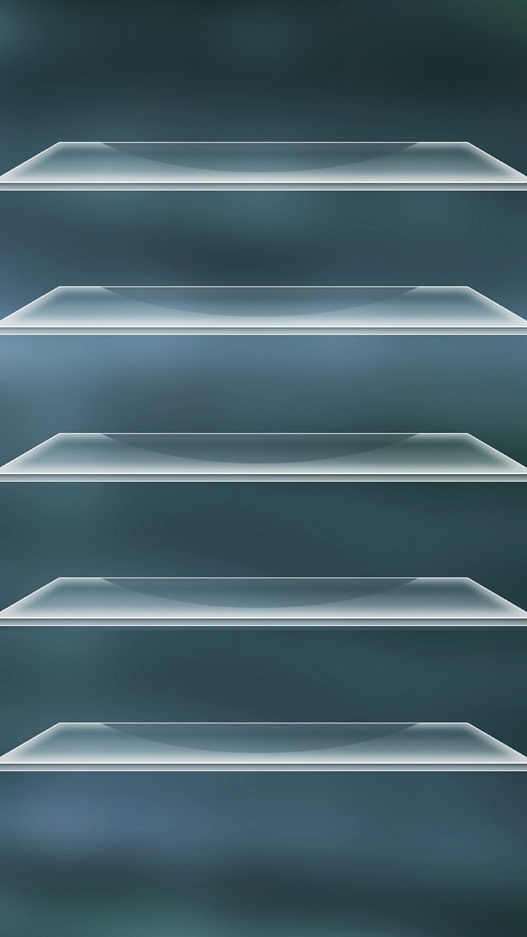 Mensole di vetro, Scaffali, Sfondo scuro, Full HD, schermata di blocco iPhone 16