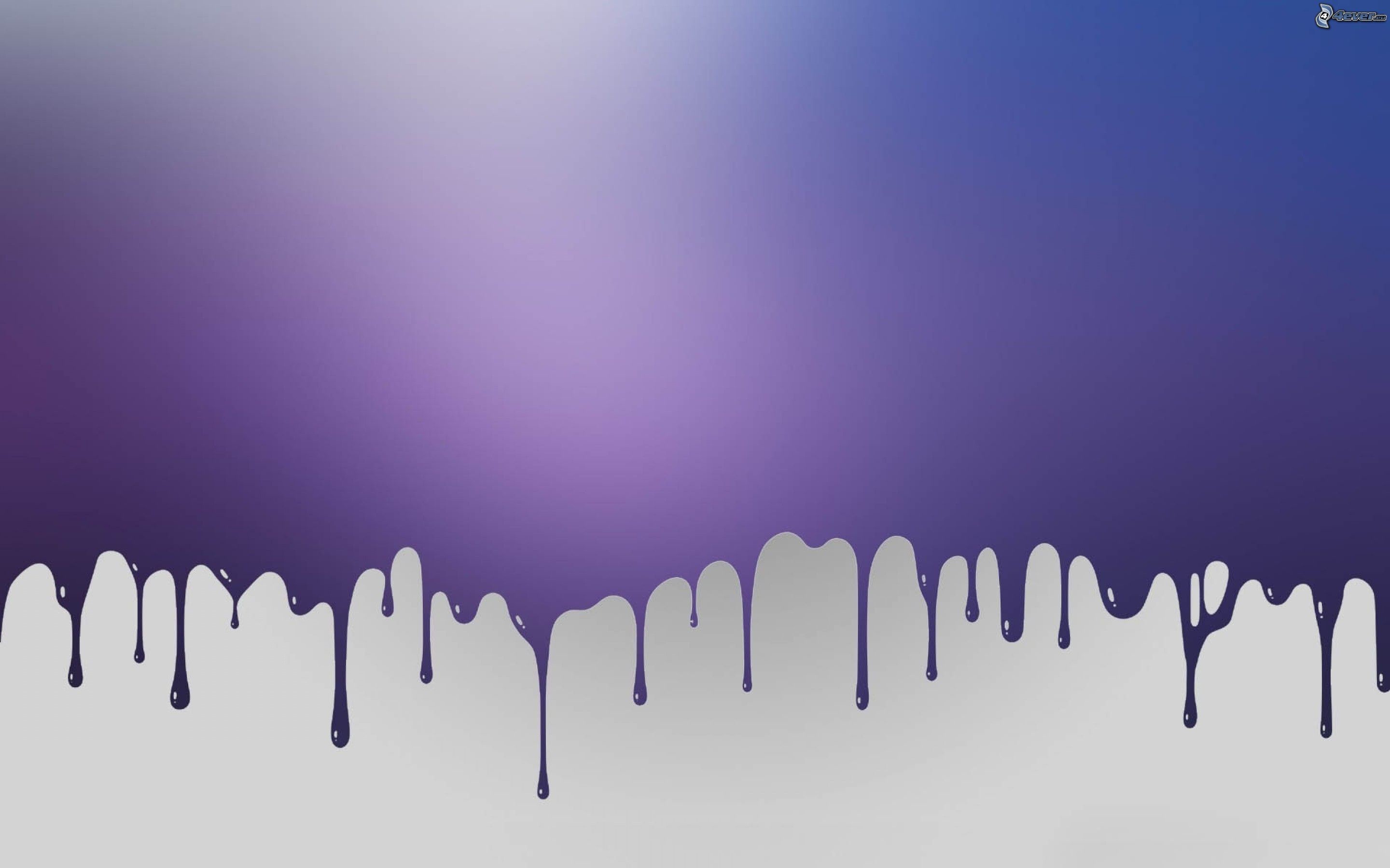 Colature di vernice, Viola, Grigio, Minimalista, 2K, sfondo Windows 11