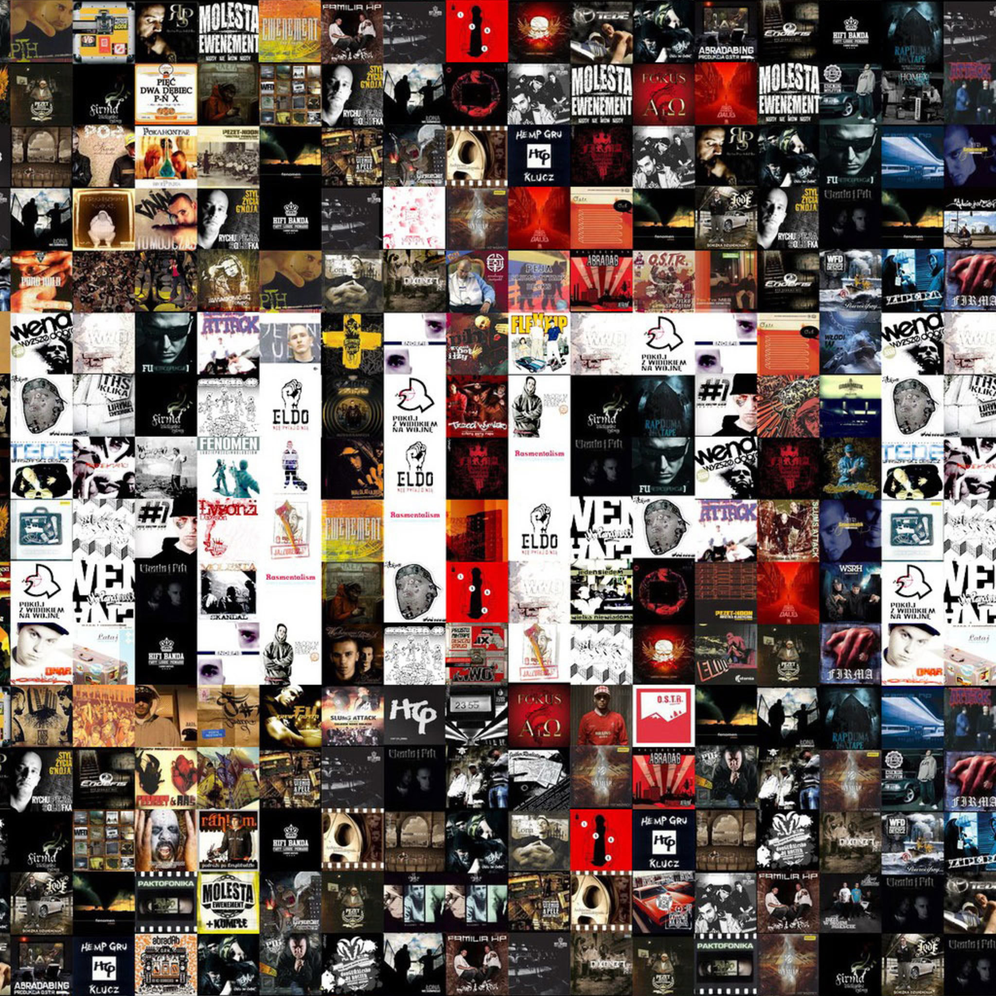 Copertine album, Collage, Hip hop, Full HD, sfondo per iPad e tablet
