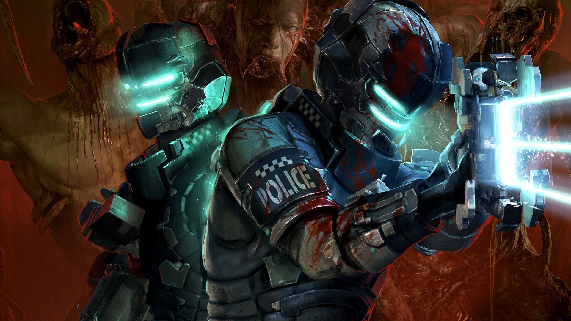 Isaac Clarke, Dead Space 2, Tuta, Arte digitale, Full HD 1080p, sfondo desktop