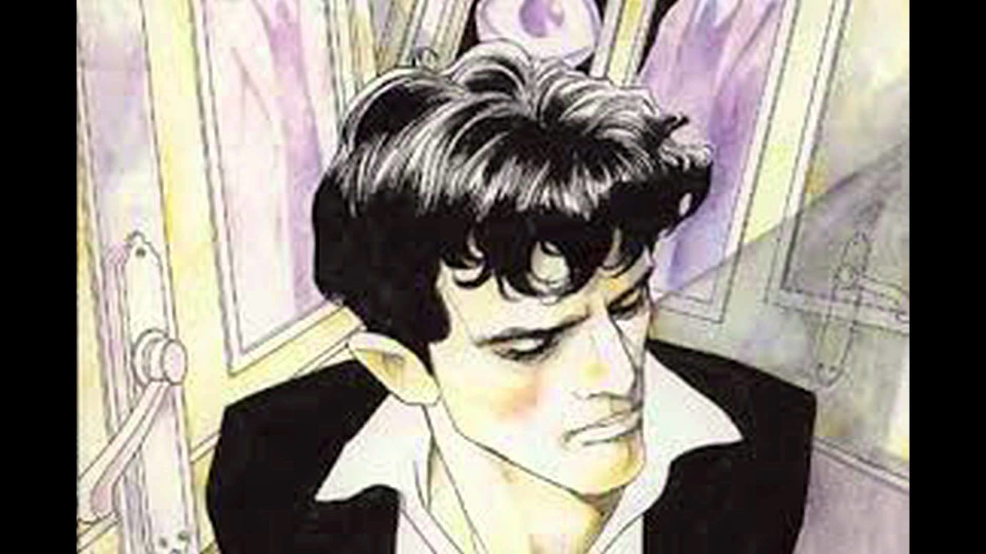 Dylan Dog, Ritratto, Acquerello, Fumetto, Full HD, sfondo Windows 11