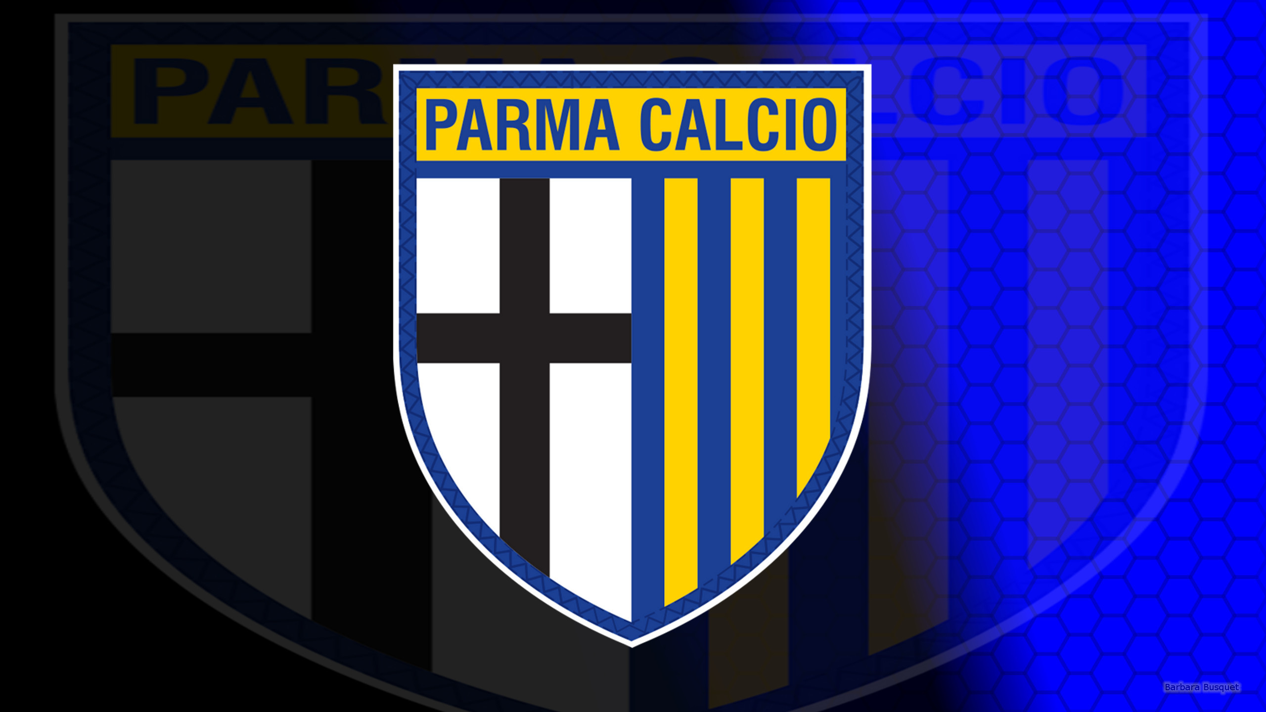 Parma Calcio, Stemma, Gialloblù, Croce, 2560x1440, sfondo per PC