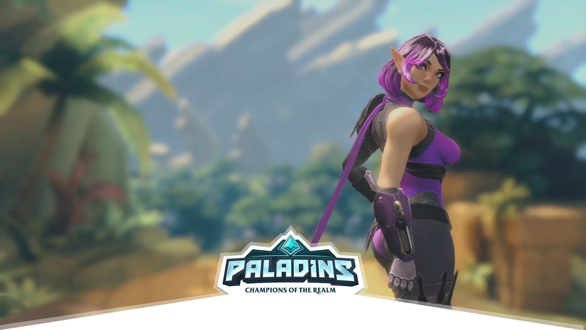 Skye, Paladins, Logo, Giungla, 1920x1080, immagine di sfondo