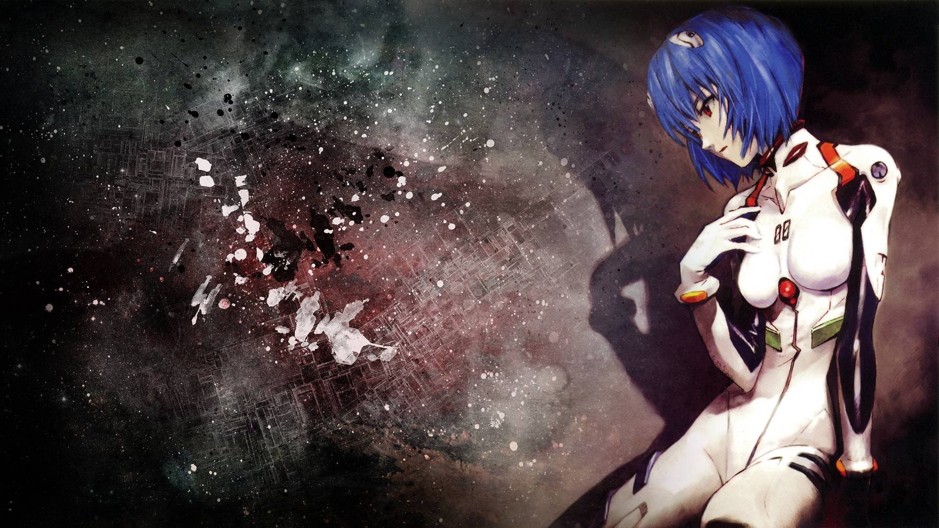 Rei Ayanami, Neon Genesis Evangelion, Plugsuit, Anime, 1920x1080, sfondo per PC