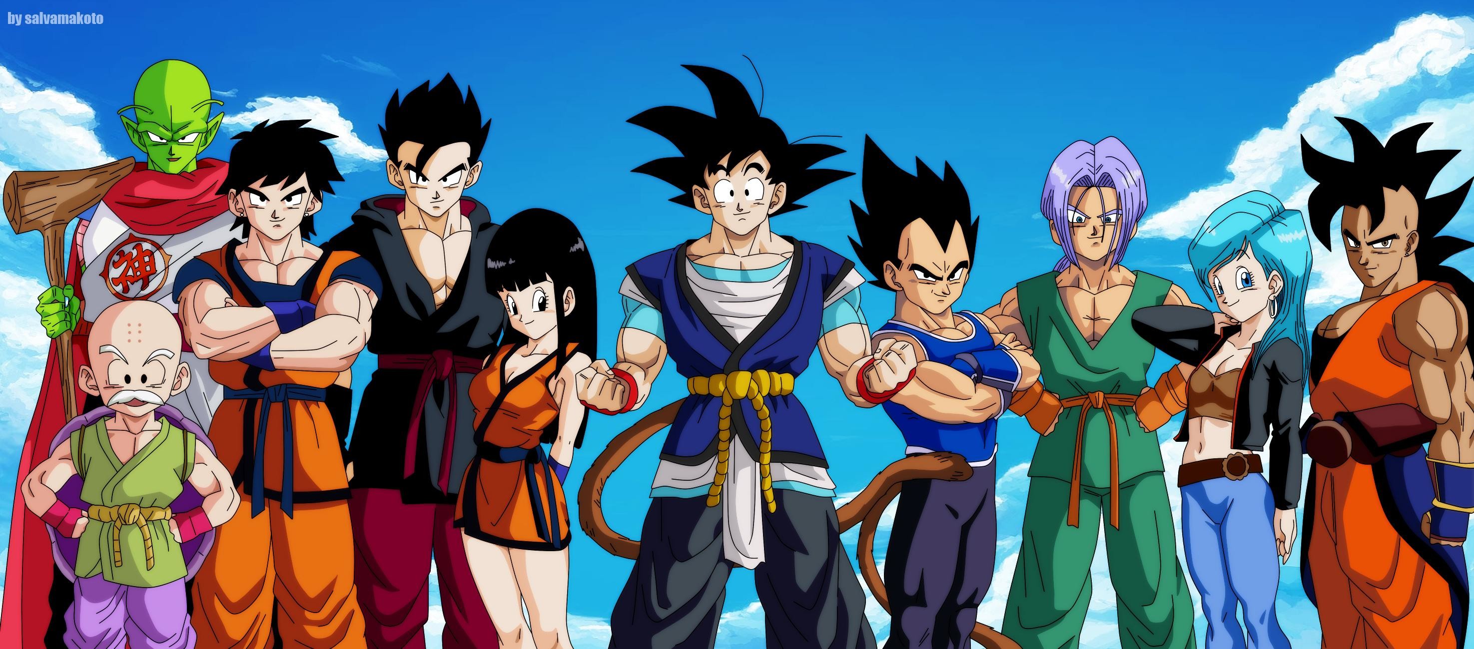 Goku, Gohan, Vegeta, Trunks, Piccolo, Dragon Ball Super, 2K, sfondo desktop