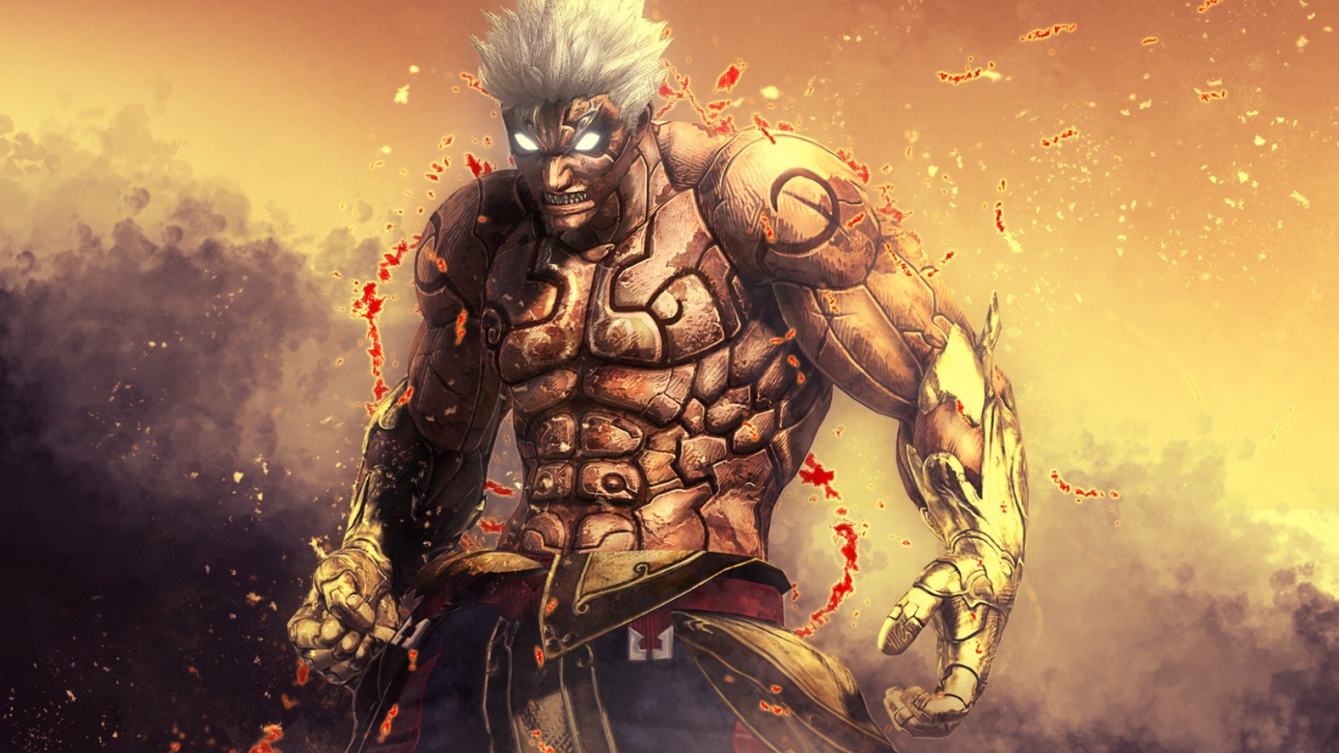 Asura, Asura's Wrath, Rabbia, Arte digitale, 1920x1080, immagine di sfondo
