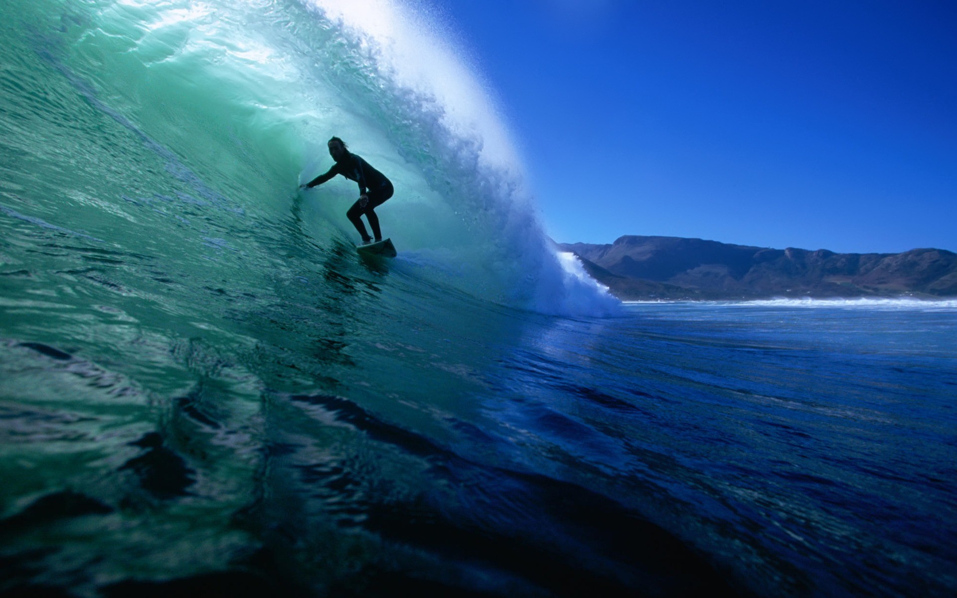 Surfista, Onda, Tubo, Oceano, 1920x1200, sfondo per PC