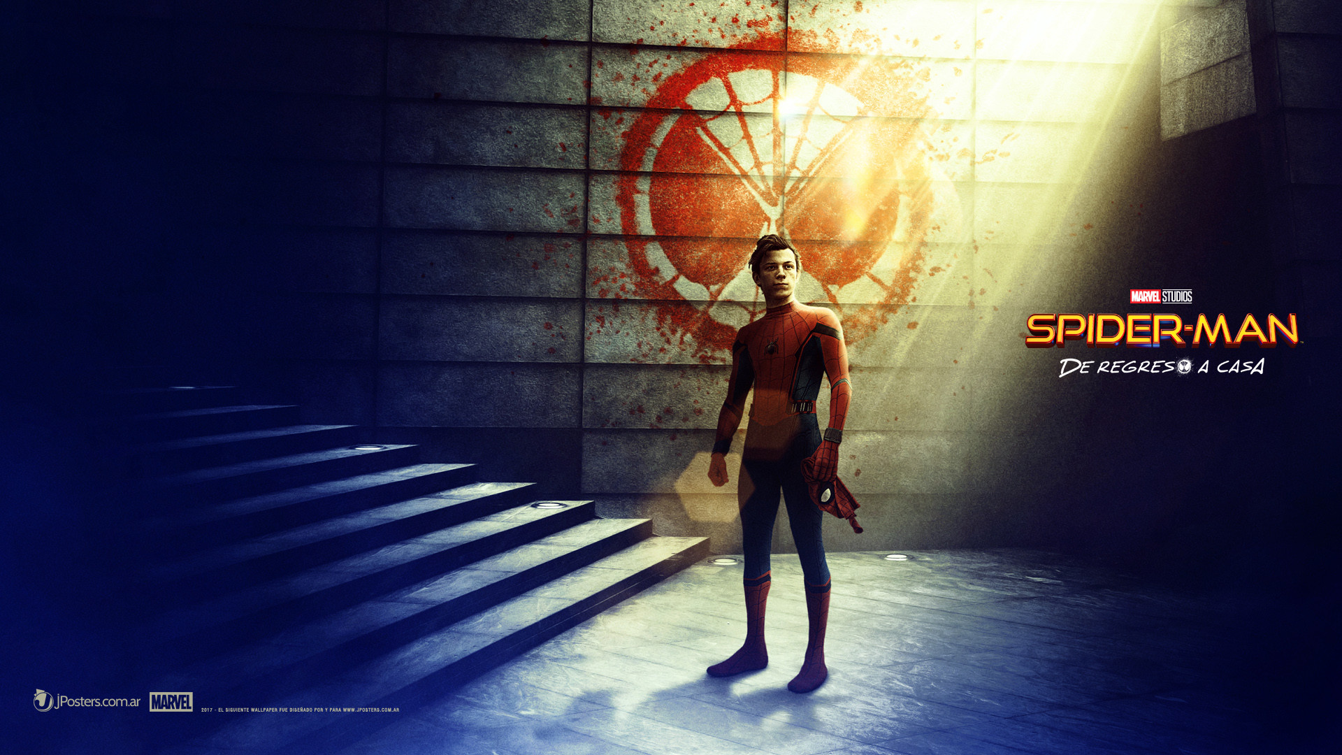 Peter Parker, Tom Holland, Spider-Man: Homecoming, Poster, Full HD 1080p, sfondo desktop