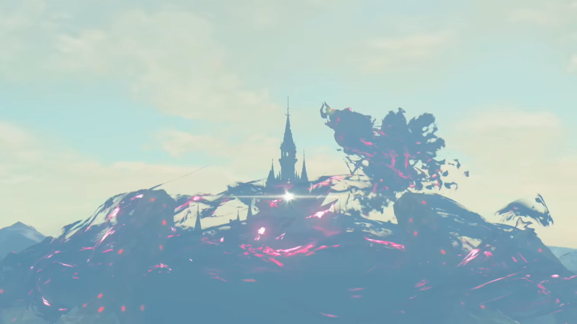Castello di Hyrule, Calamity Ganon, The Legend of Zelda: Breath of the Wild, sfondo Full HD
