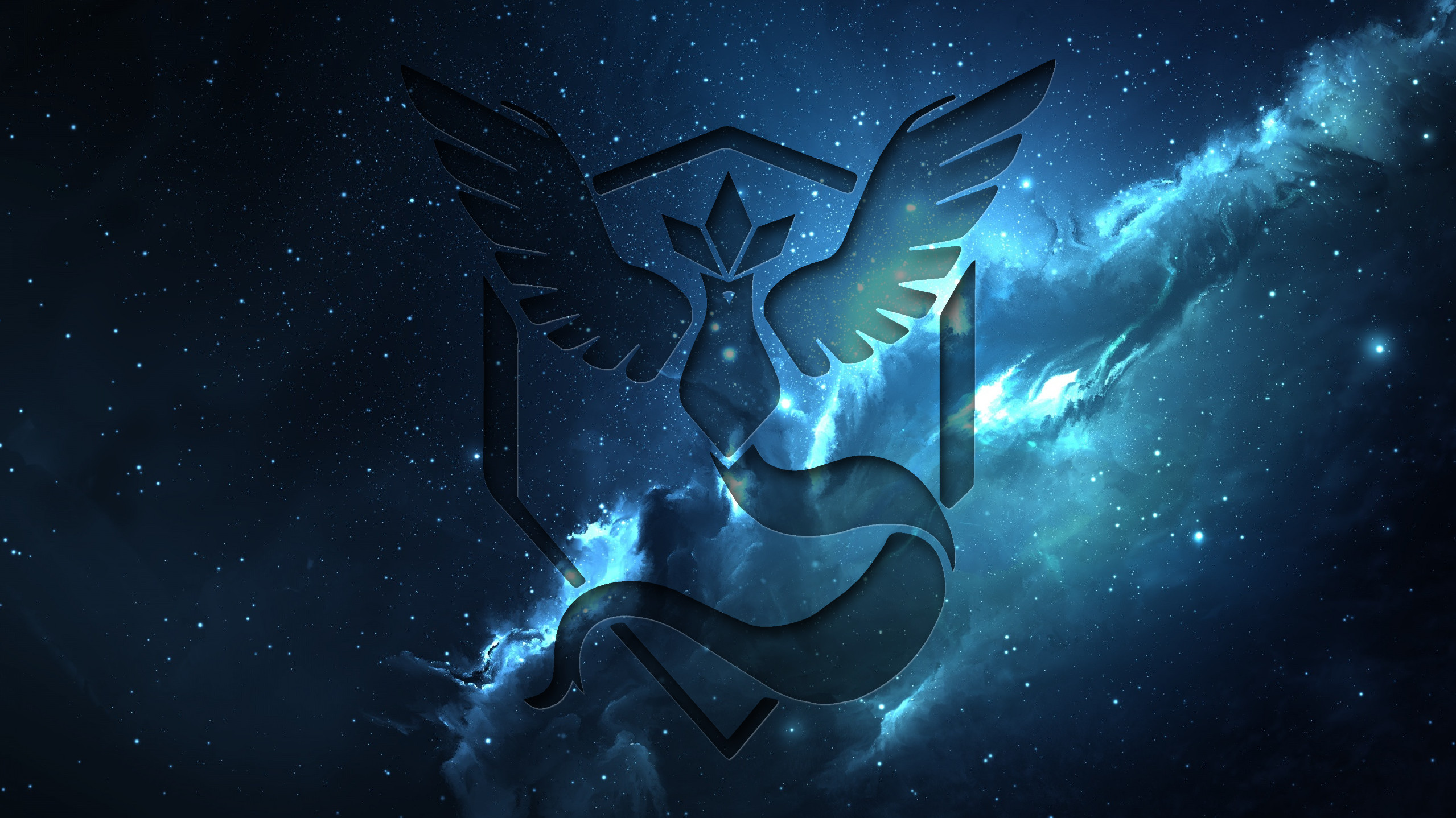 Team Saggezza, Pokémon GO, Nebulosa, Blu, Full HD, sfondo per PC e portatile