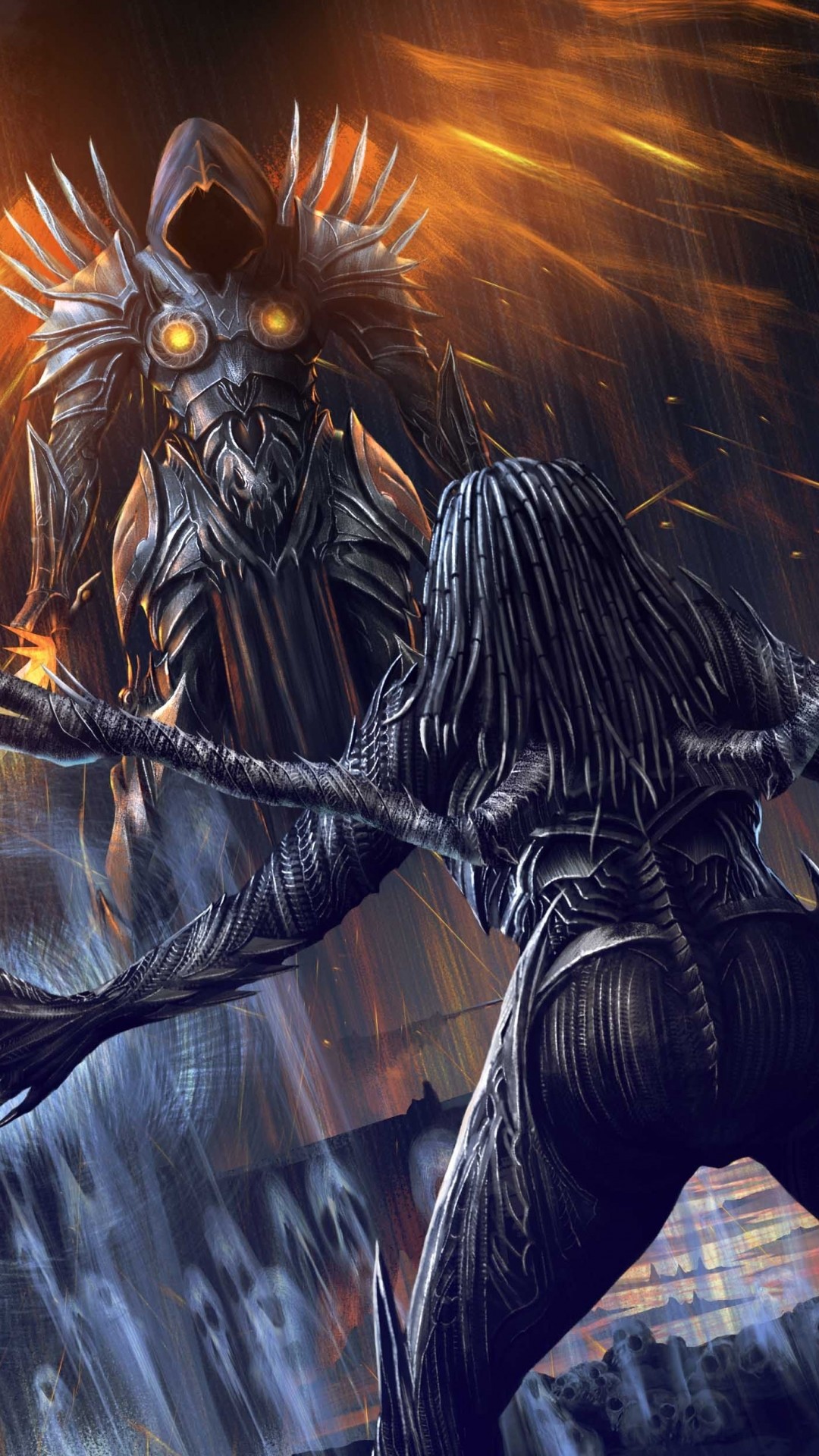 Heroes of the Storm, Blizzard, Fantasy oscuro, Full HD, schermata di blocco del cellulare