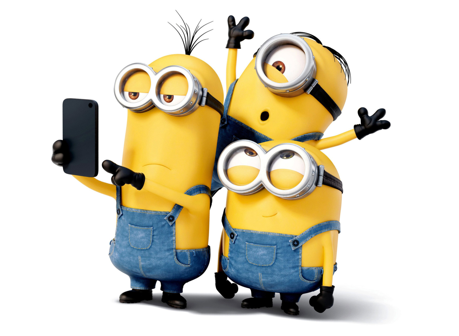 Kevin, Stuart, Bob, Minions, Selfie, Full HD, sfondo Windows 11
