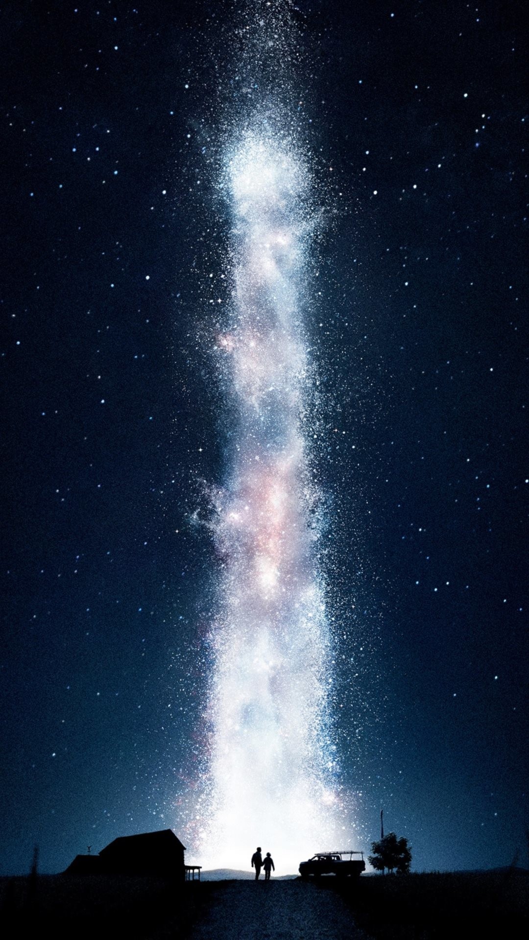 Interstellar, Via Lattea, Cielo stellato, 1080x1920, schermata di blocco iPhone
